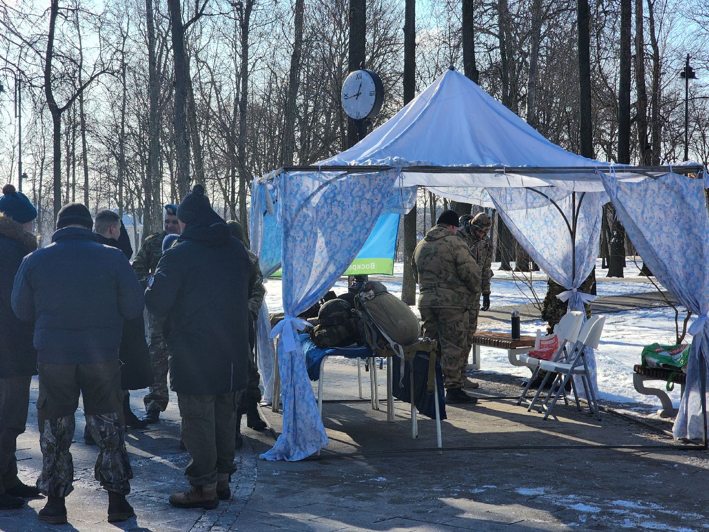 воскресенск, парк кривякино, день защитника отечества,