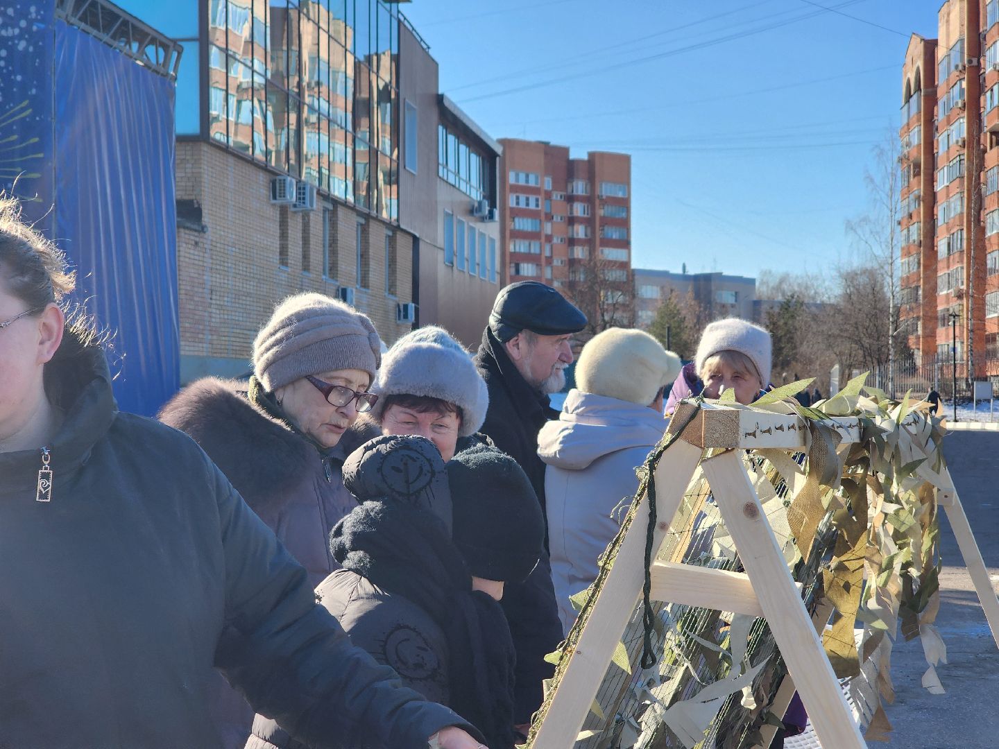 Дубна, День защитника Отечества, Разрешите поздравить, Маскировочная сеть, Мастер-класс, Совет ветеранов, вертикалки,