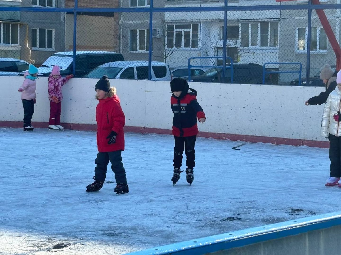 воскресенск, каток, зима,