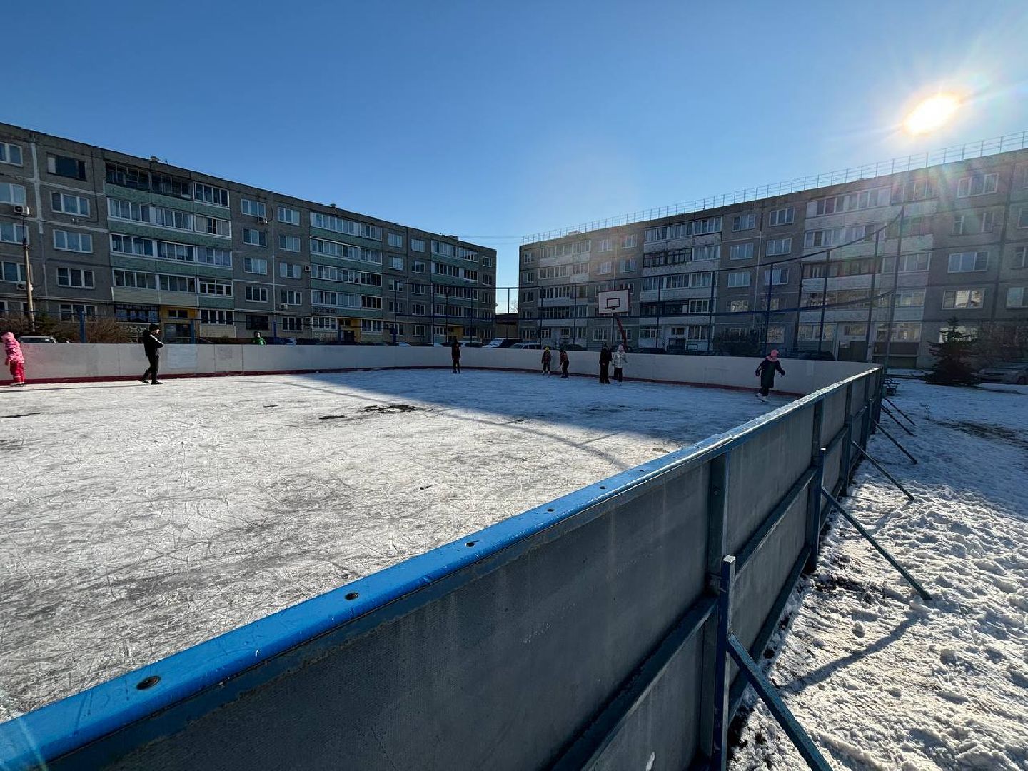 воскресенск, каток, зима,