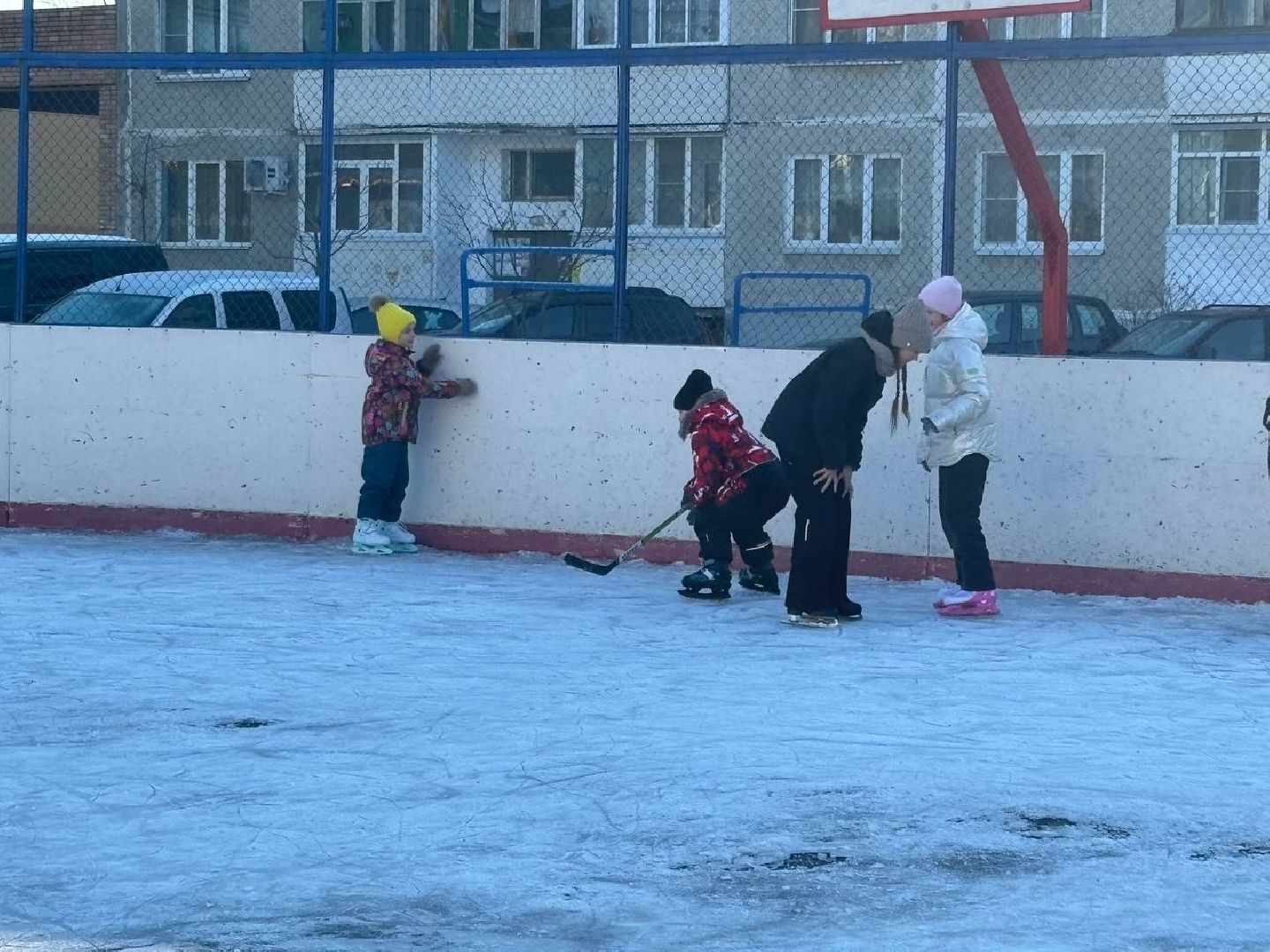 воскресенск, каток, зима,