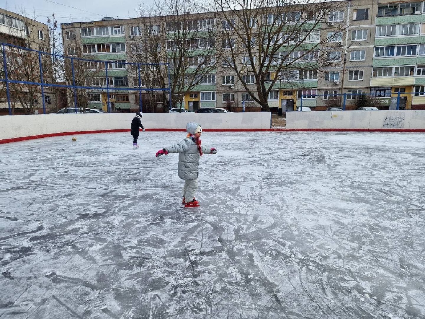 воскресенск, каток, зима,