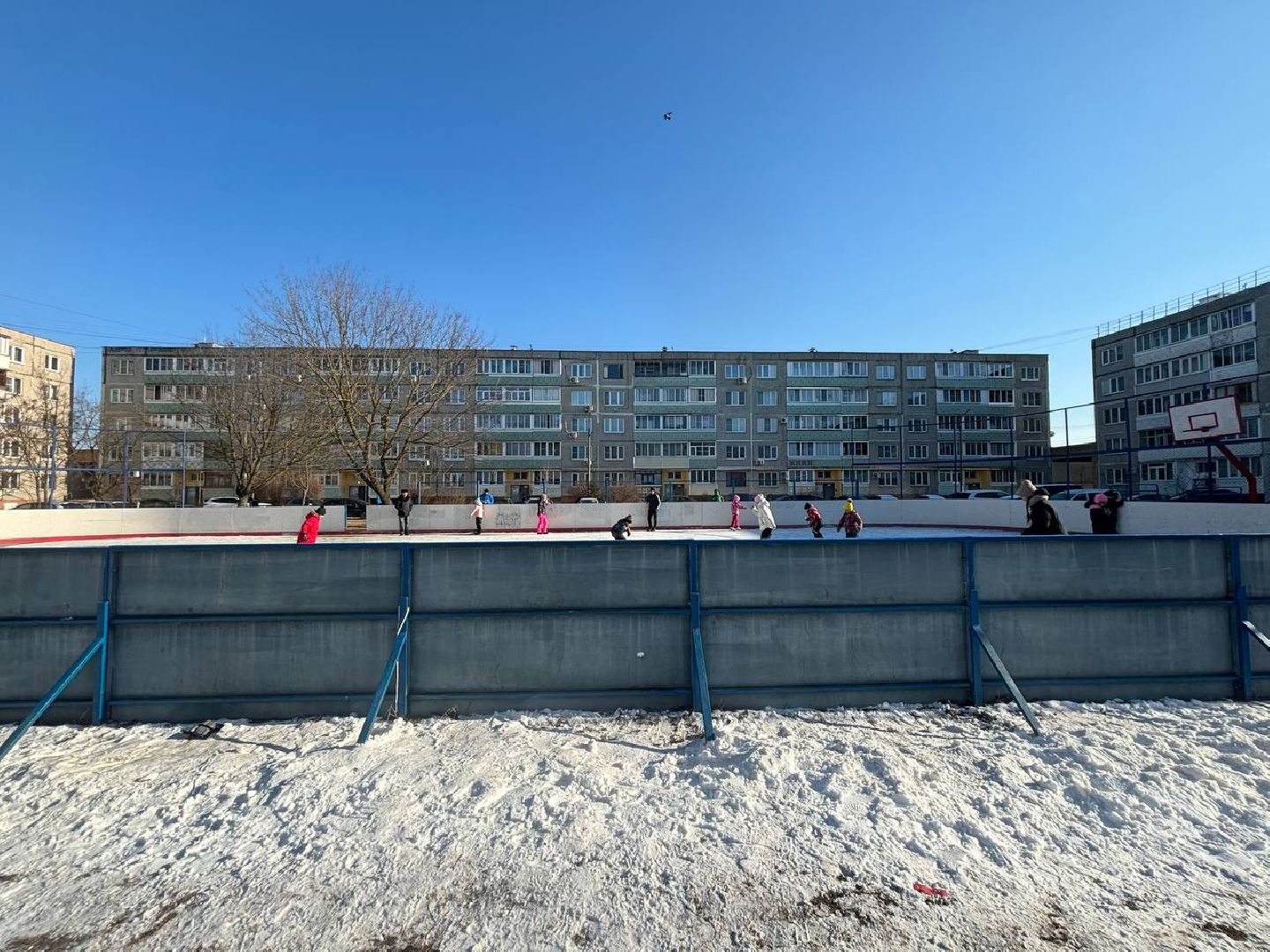 воскресенск, каток, зима,