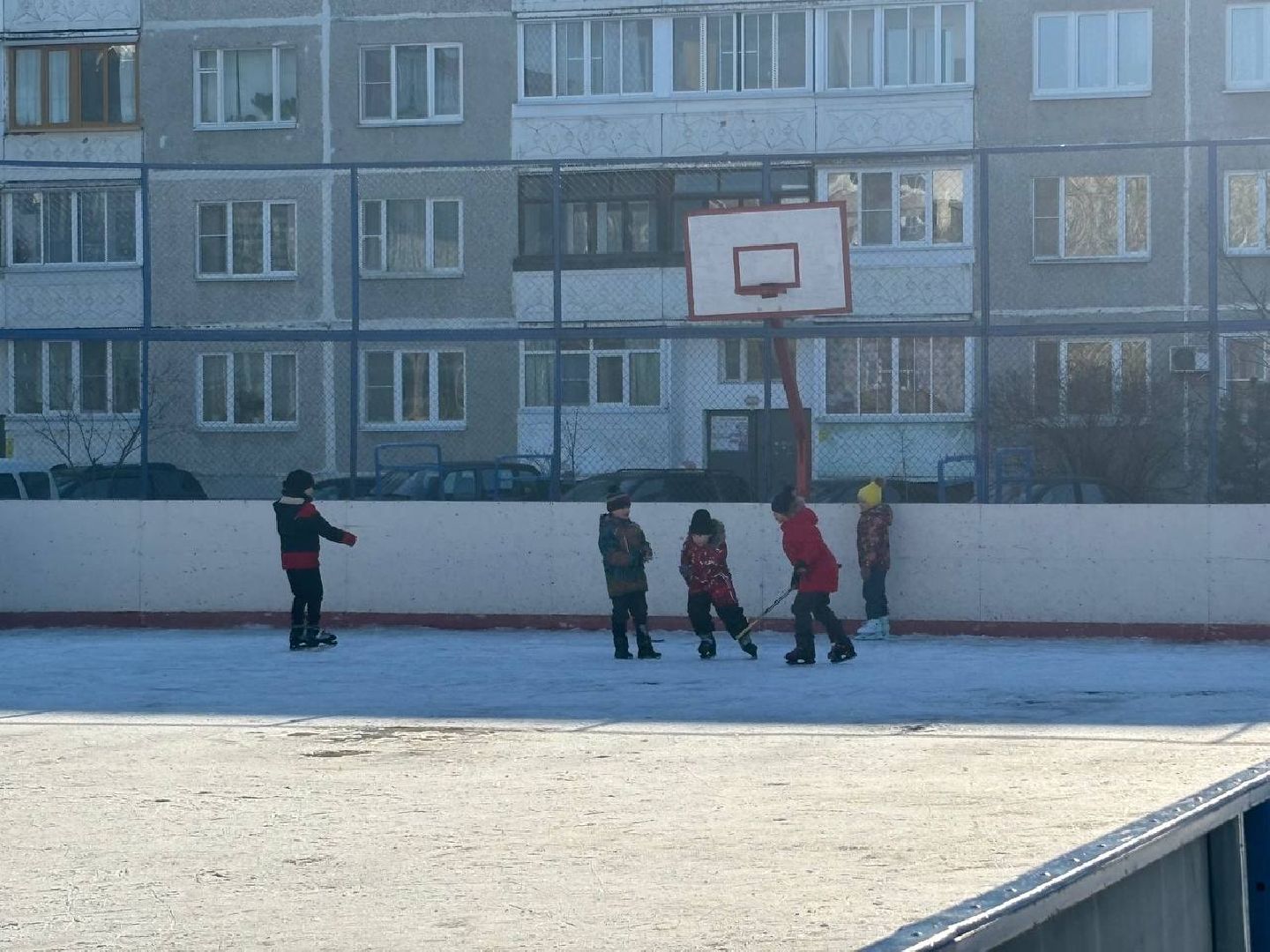 воскресенск, каток, зима,