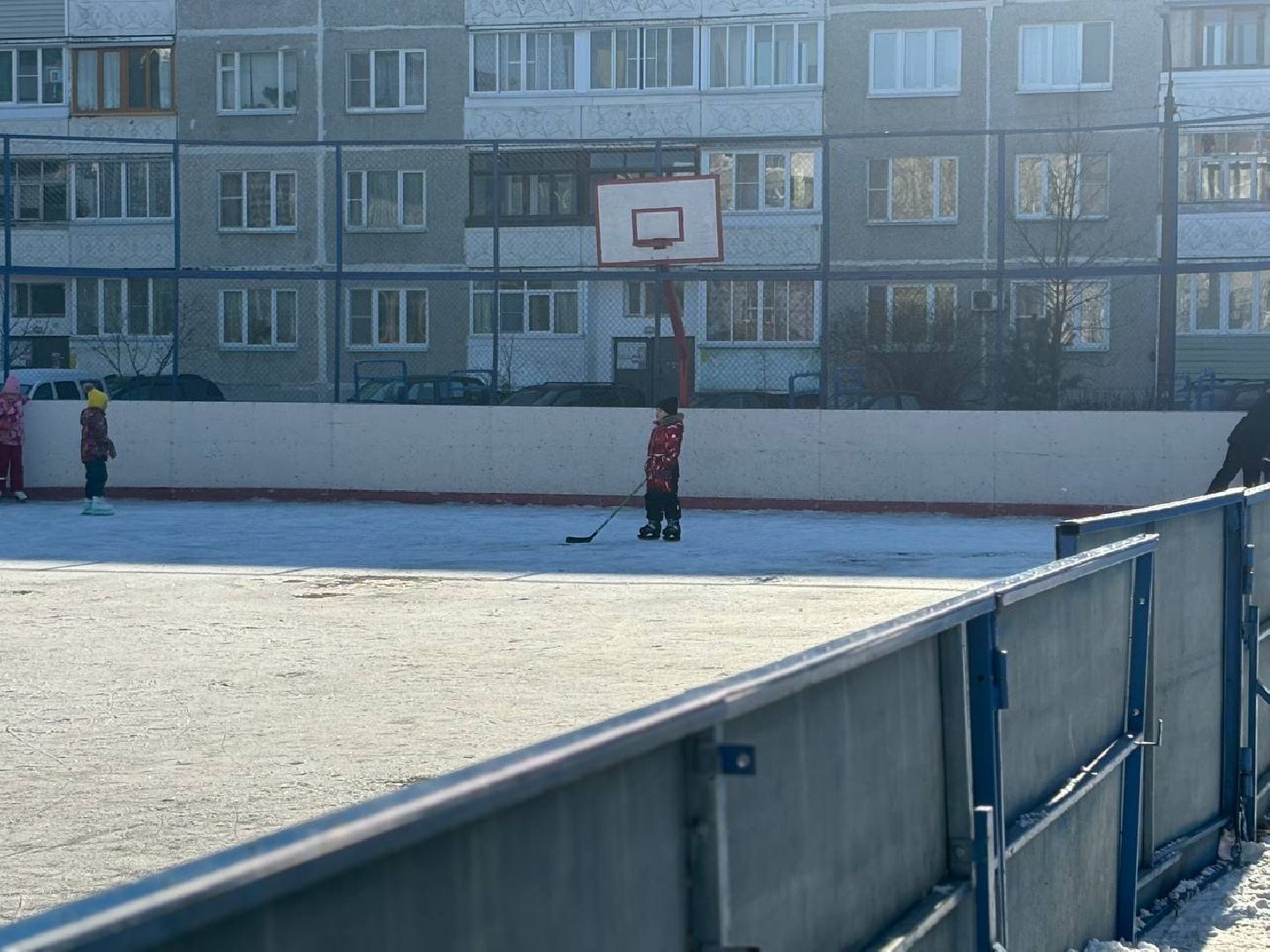 воскресенск, каток, зима,