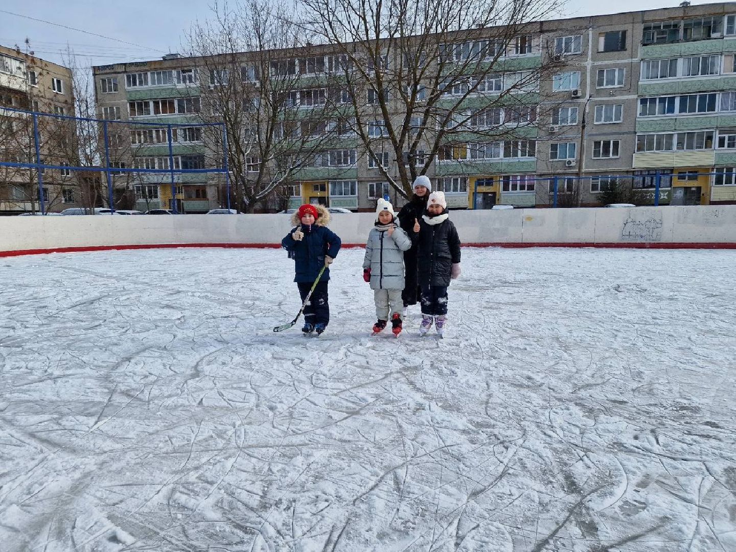 воскресенск, каток, зима,