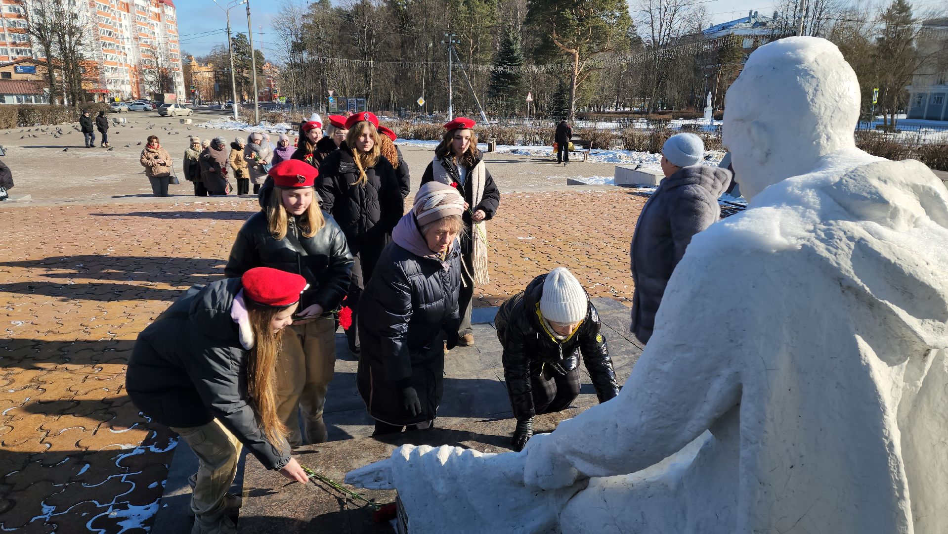 красноармейск, городской округ пушкинский, день защитника отечества, возложение цветов, вертикалки,