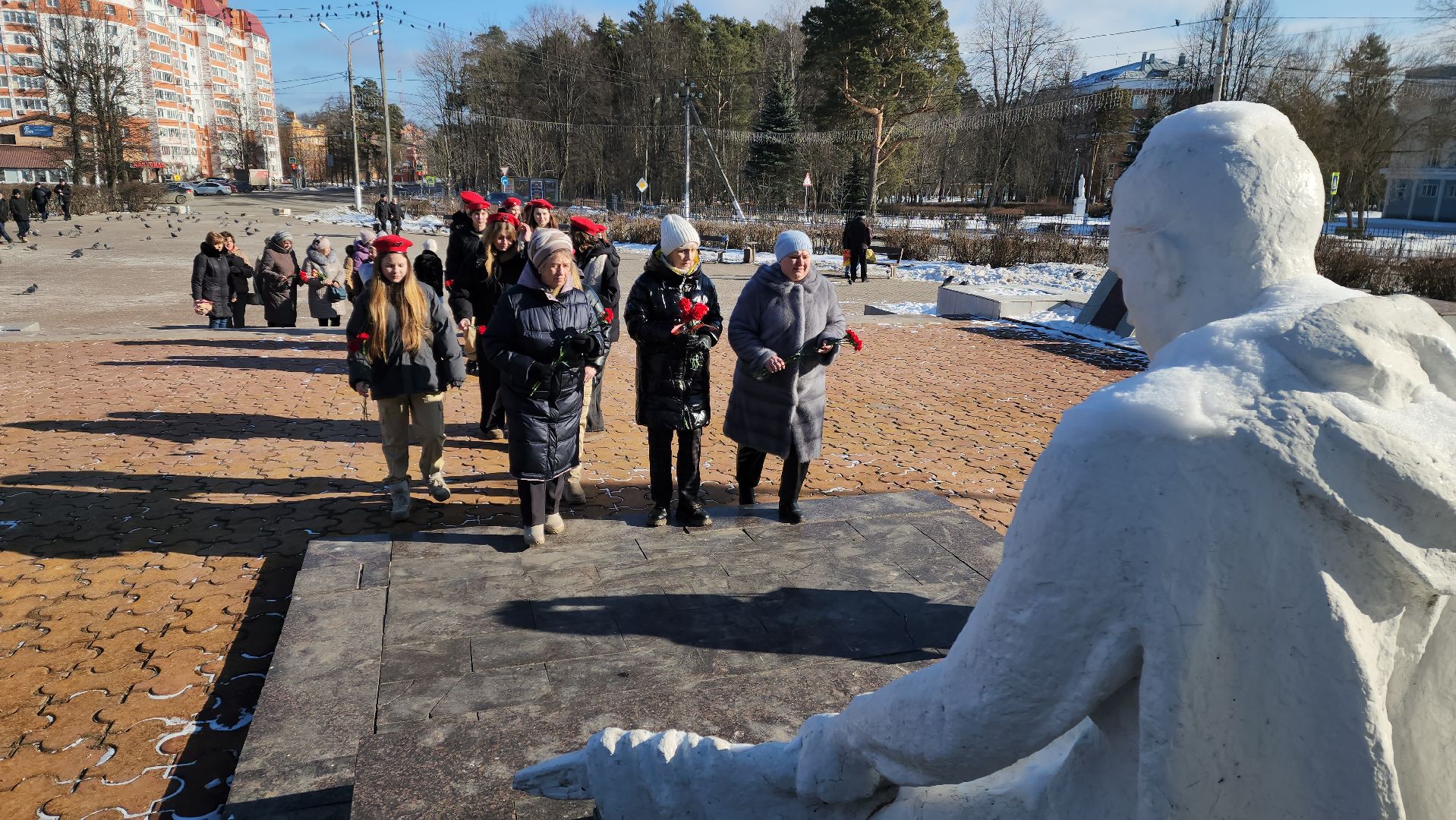 красноармейск, городской округ пушкинский, день защитника отечества, возложение цветов, вертикалки,