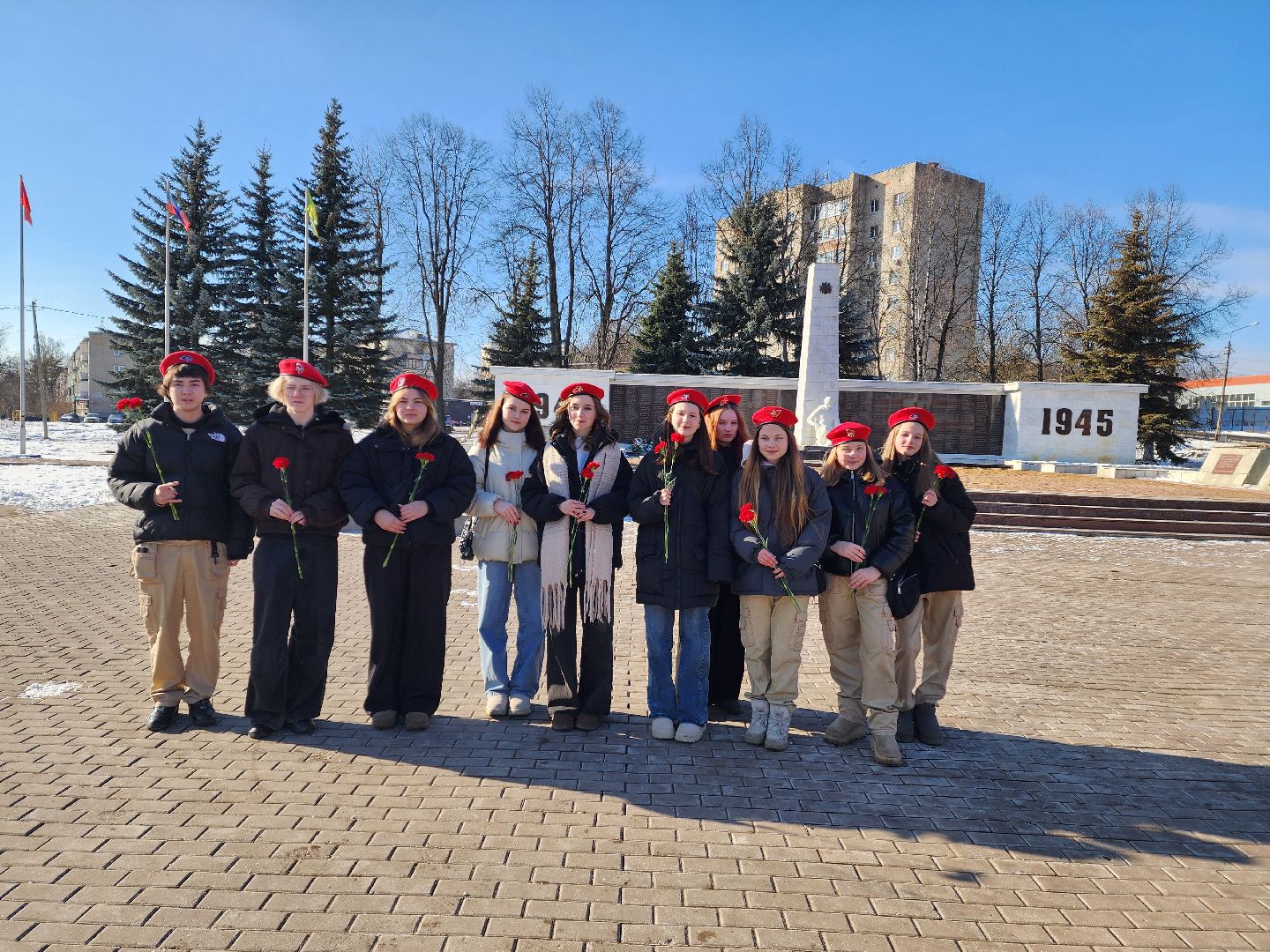 красноармейск, городской округ пушкинский, день защитника отечества, возложение цветов, вертикалки,