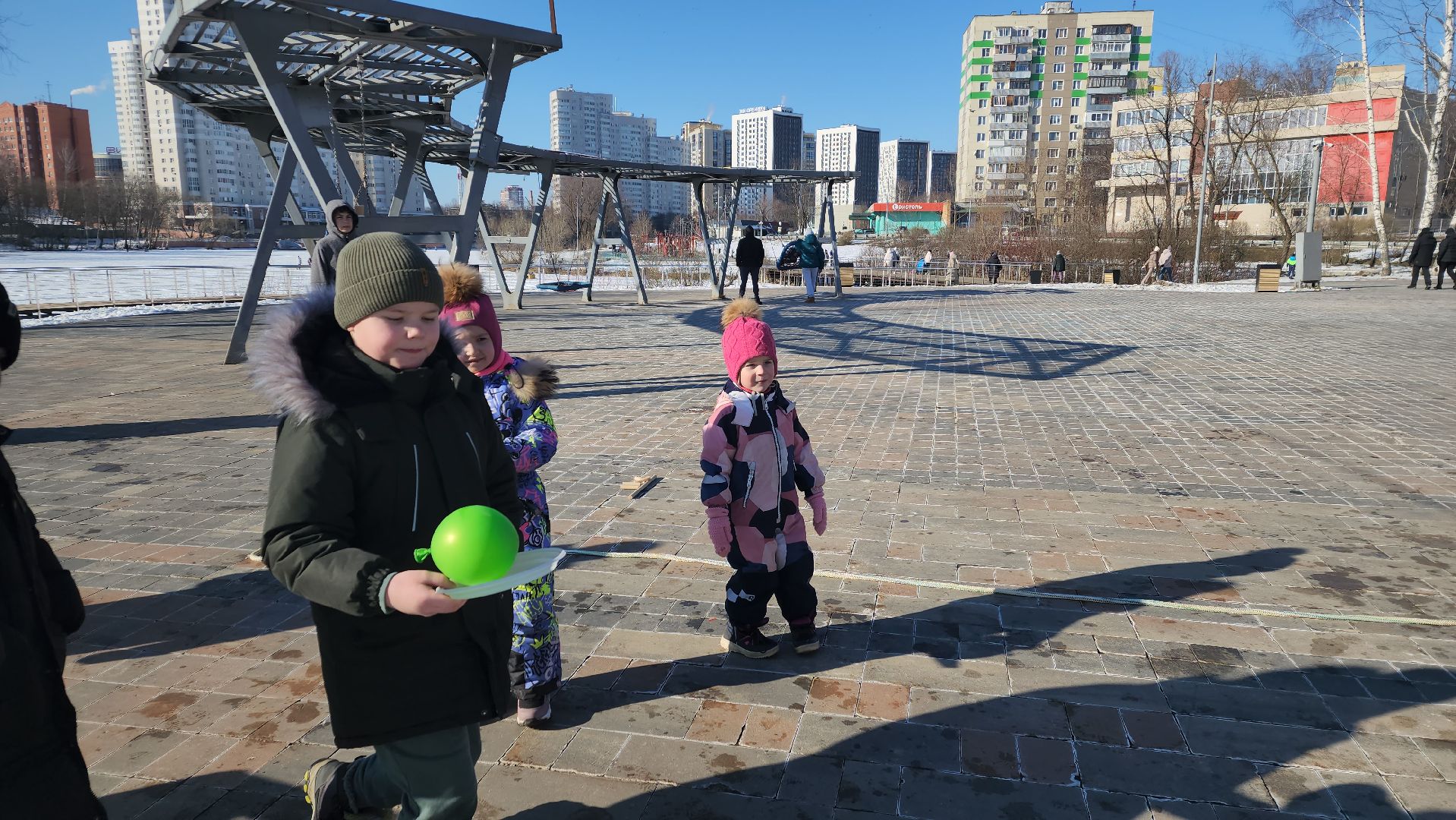 пушкино, набережная, cеребрянка, детские эмоции, спорт для всех, дети, состязания, подарки,