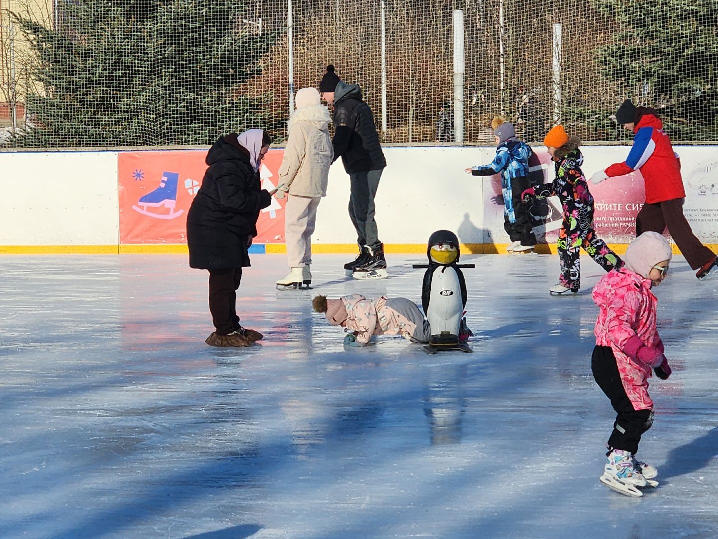 королёв, каток, день защитника отечества,