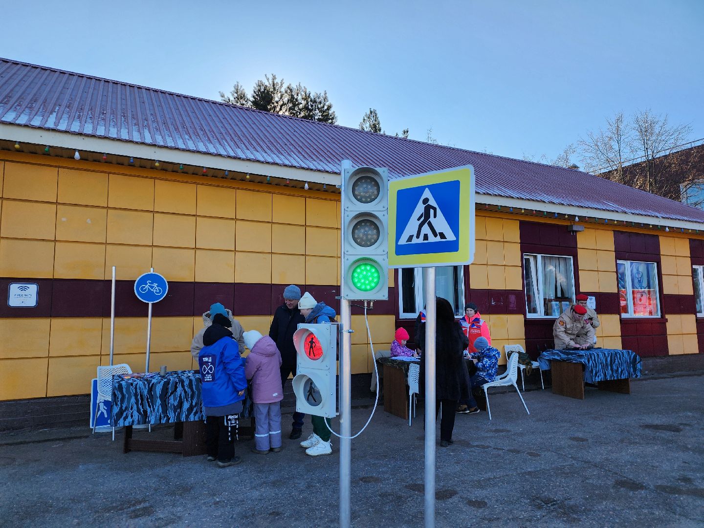 Дубна, Парк семейного отдыха, Разрешите поздравить, 23 февраля, Юнармия, Волонтеры, юные инспекторы движения, вертикалки