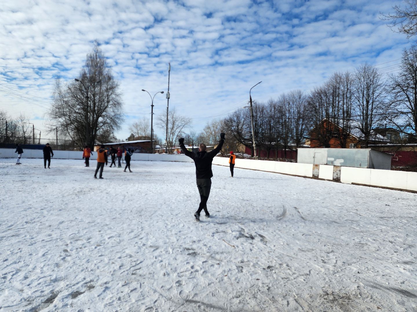 красноармейск, городской округ пушкинский, зимний футбол, день защитника отечества,