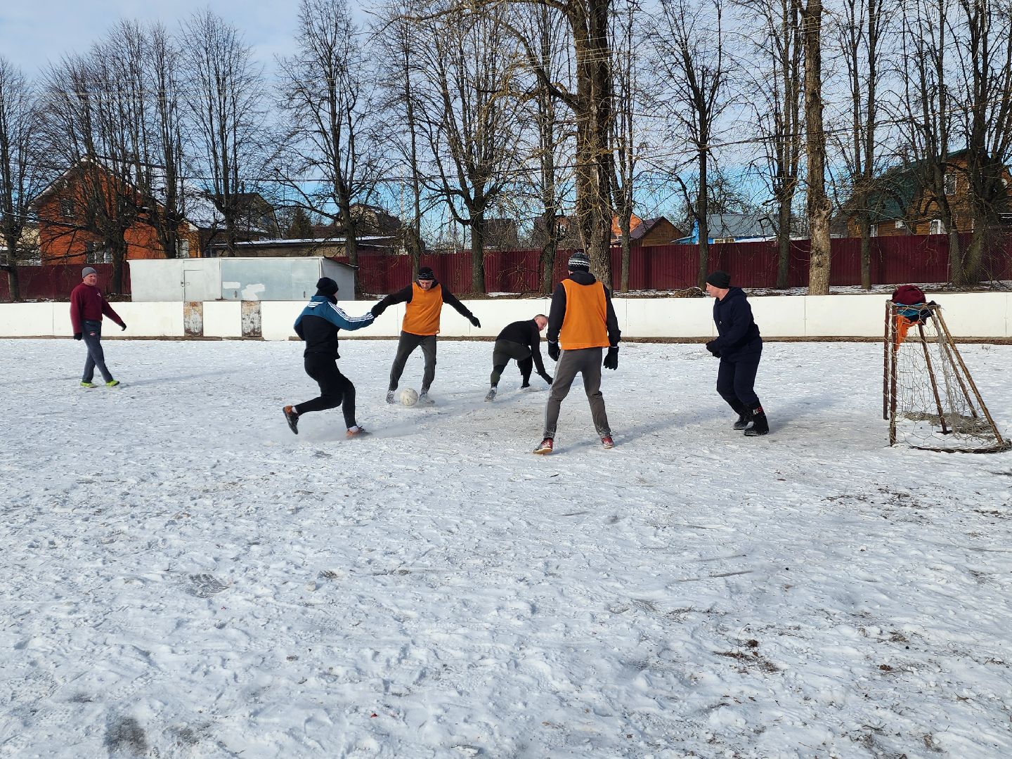 красноармейск, городской округ пушкинский, зимний футбол, день защитника отечества,