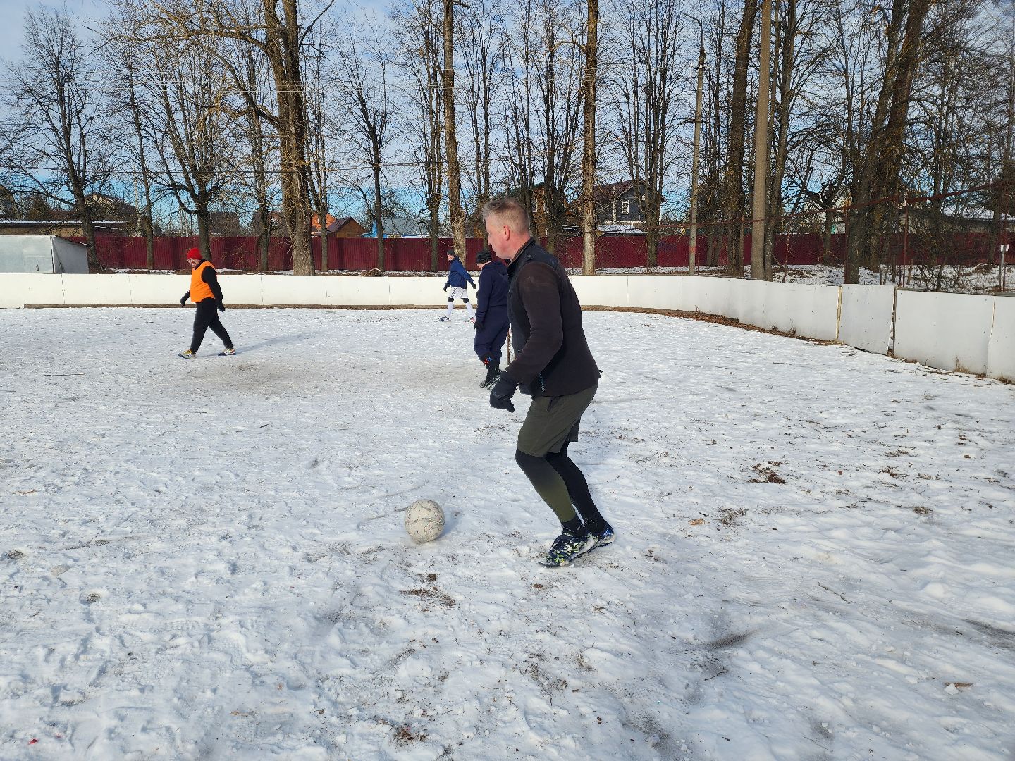 красноармейск, городской округ пушкинский, зимний футбол, день защитника отечества,