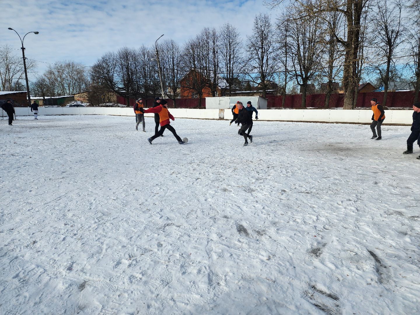 красноармейск, городской округ пушкинский, зимний футбол, день защитника отечества,