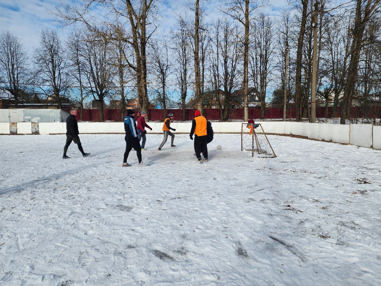 красноармейск, городской округ пушкинский, зимний футбол, день защитника отечества,