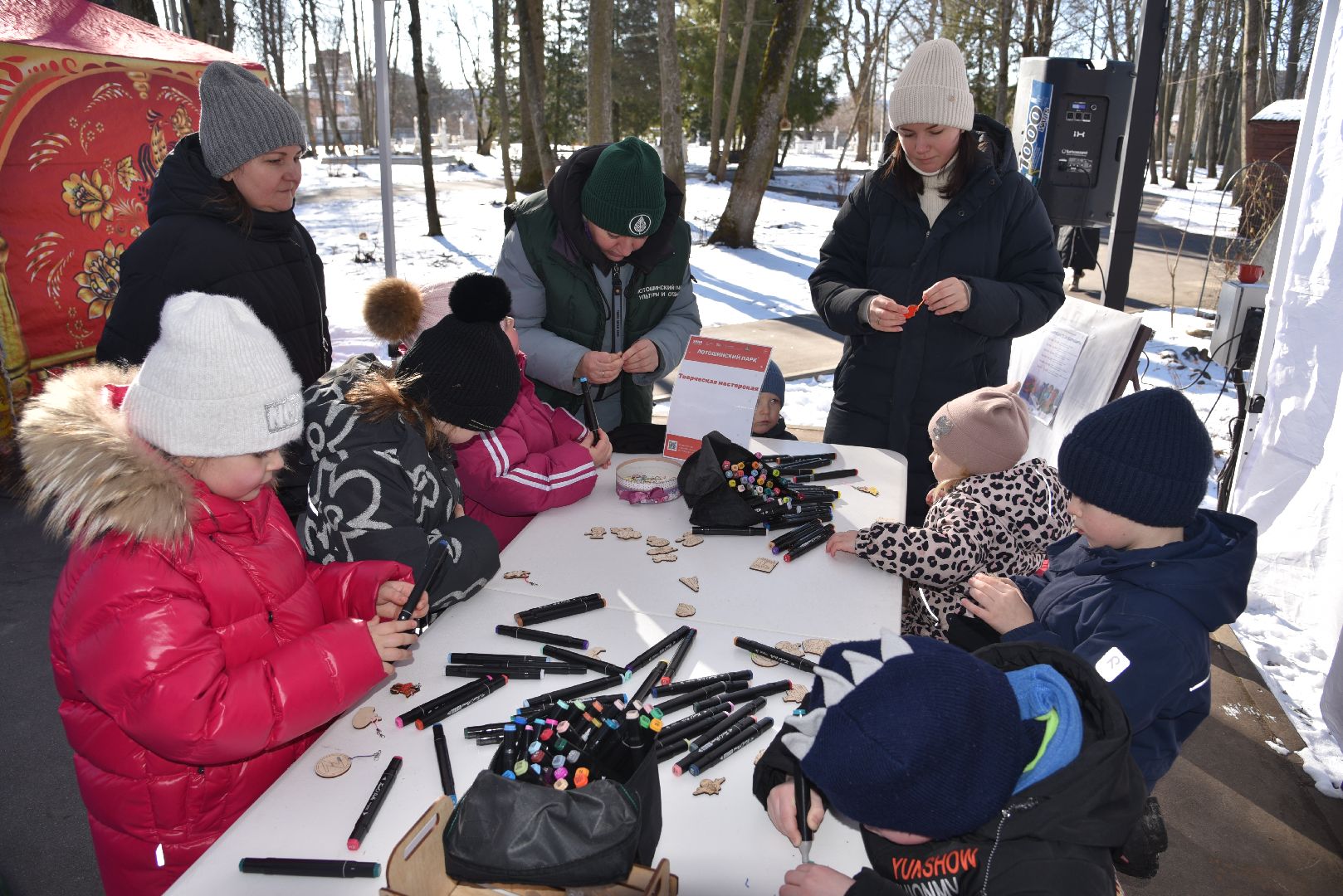 лотошино, лотошинский парк, день защитника отечества, мастер-класс,