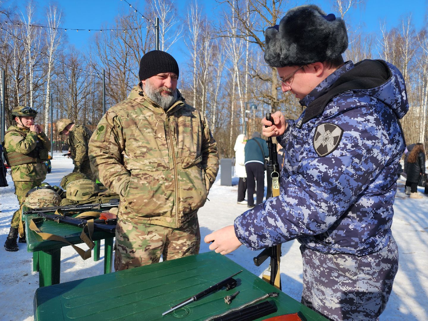 фрязино, лесопарк, день защитника отечества, оружие,