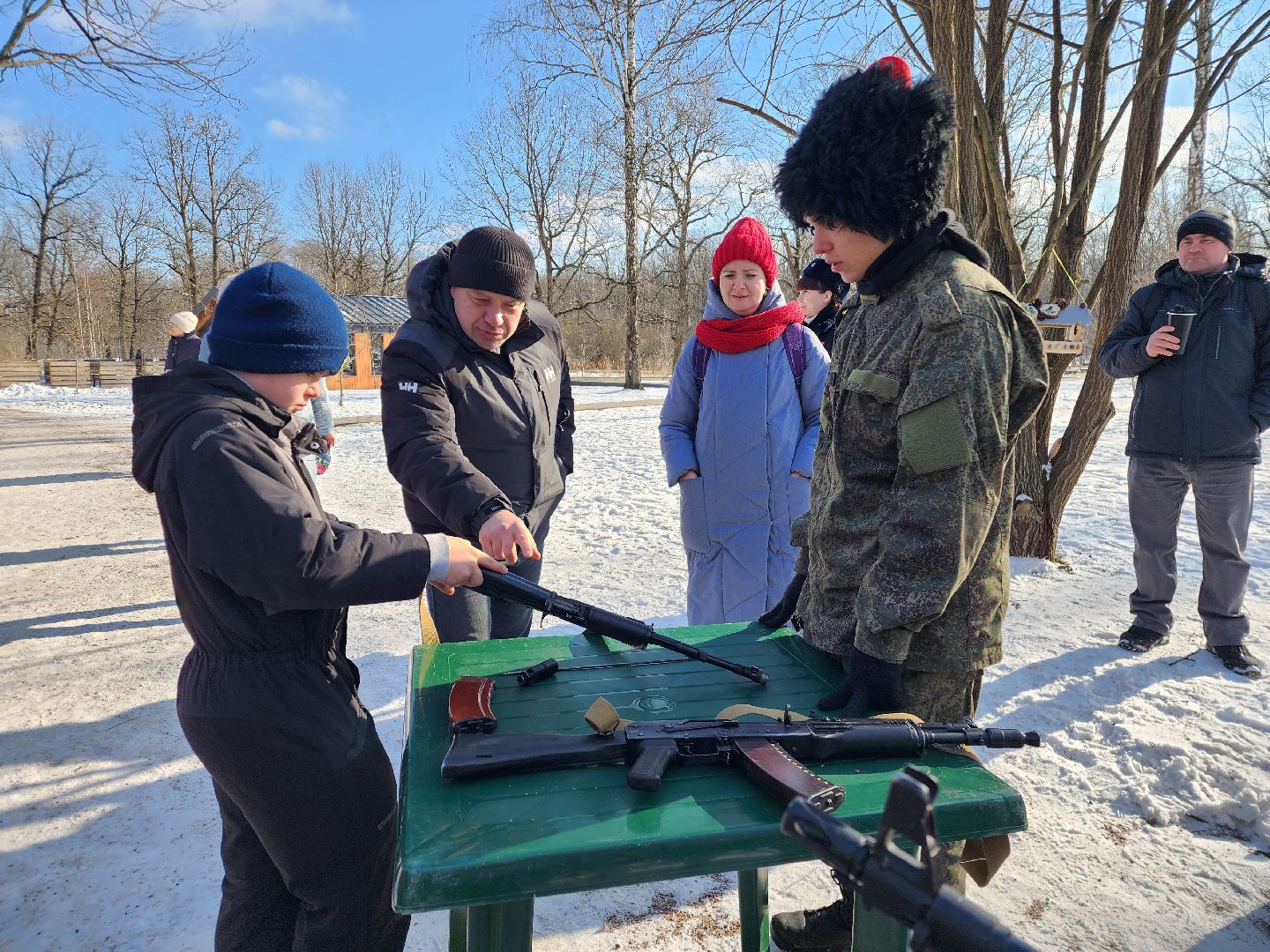 фрязино, лесопарк, день защитника отечества, оружие,