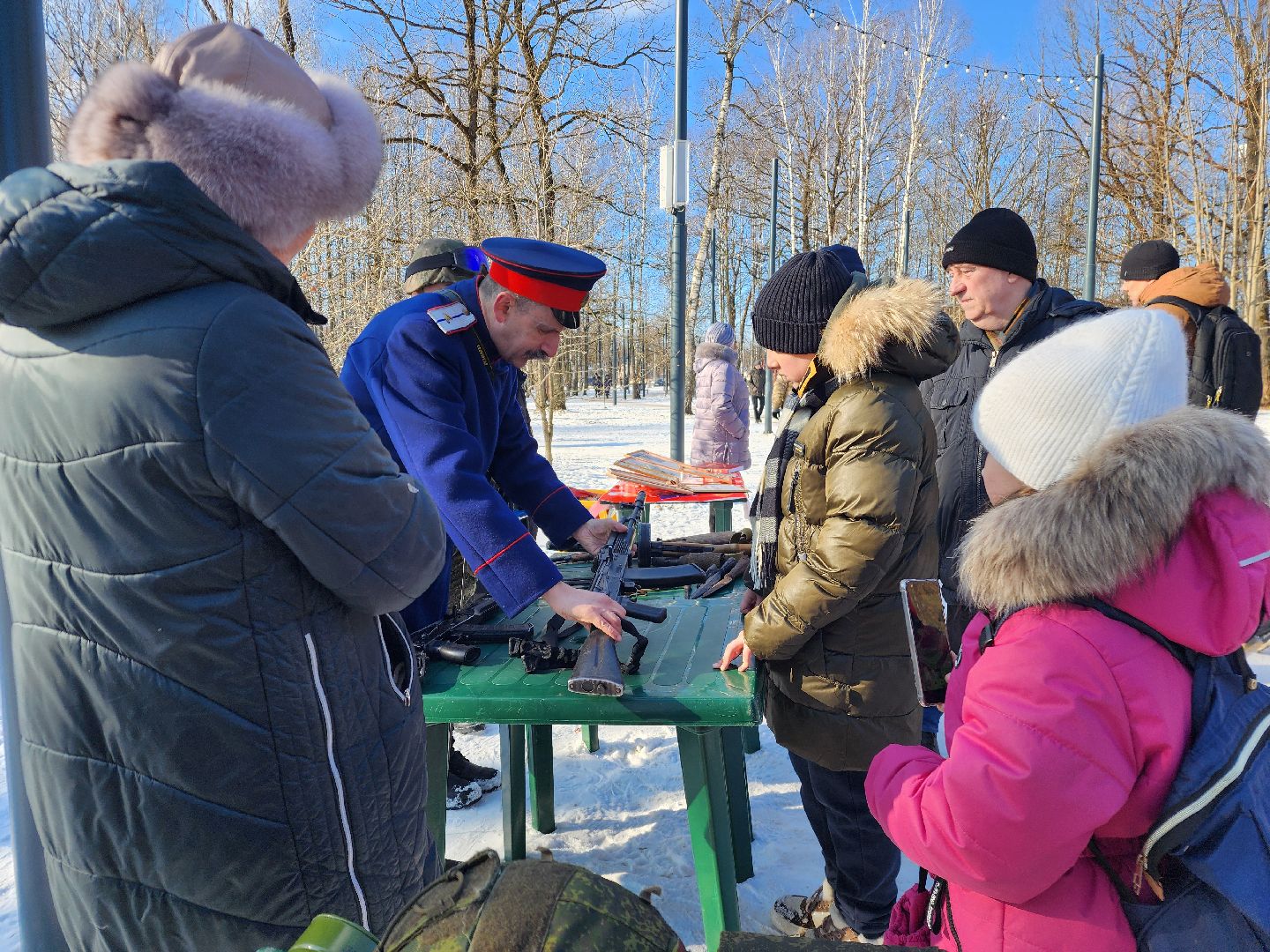 фрязино, лесопарк, день защитника отечества, оружие,