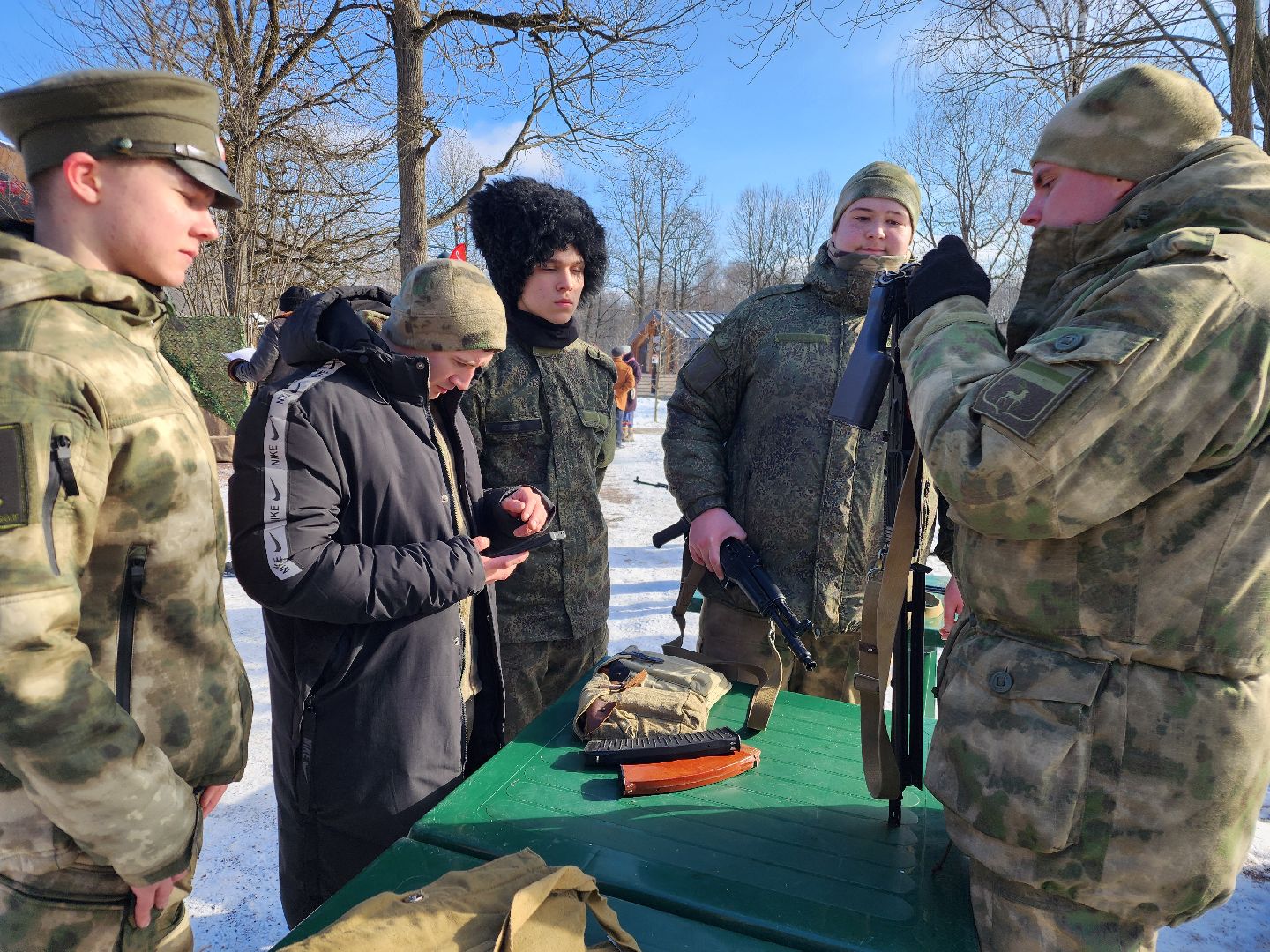 фрязино, лесопарк, день защитника отечества, оружие,