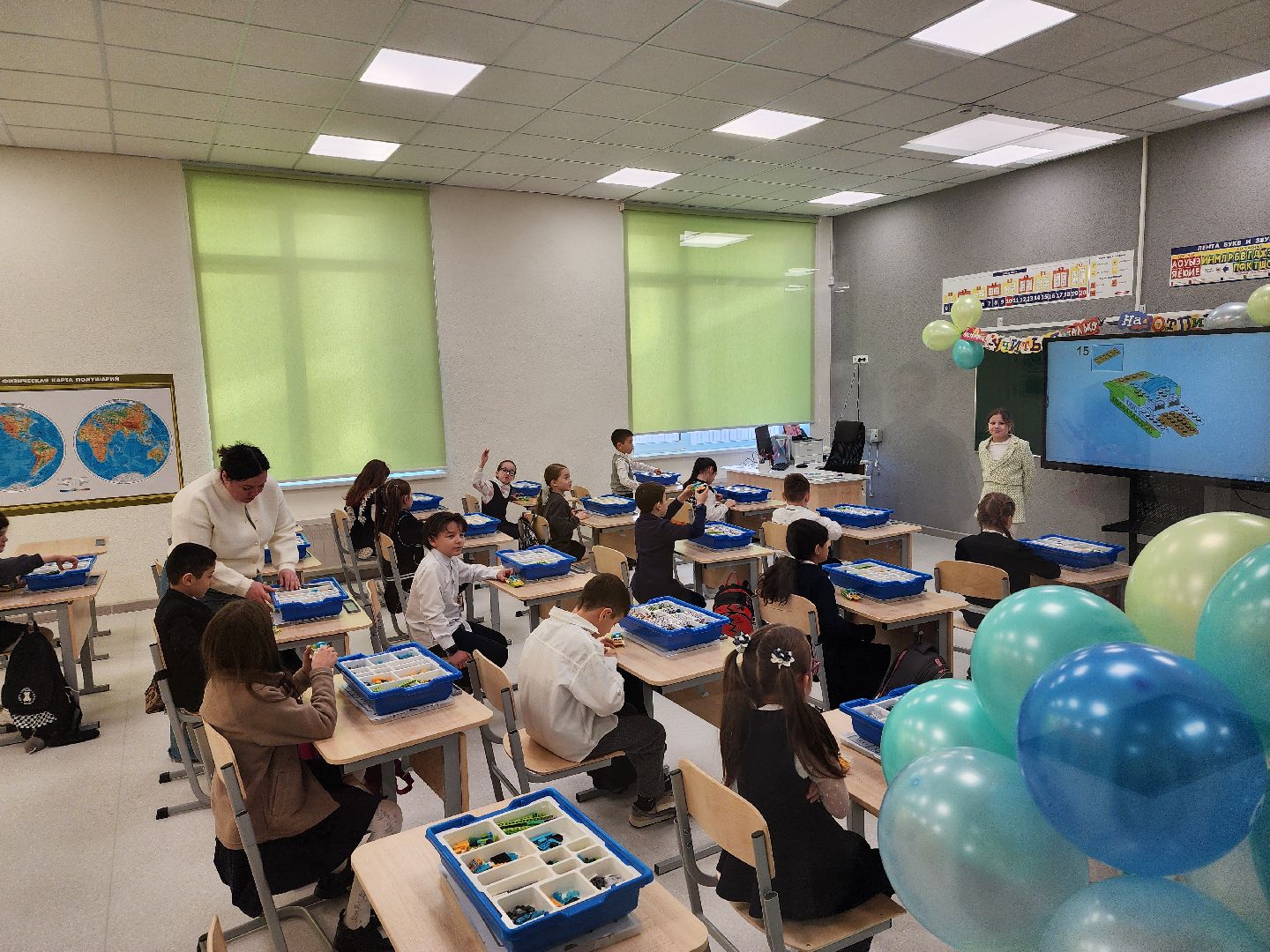 мытищи, Новый корпус школы, вертикалки,