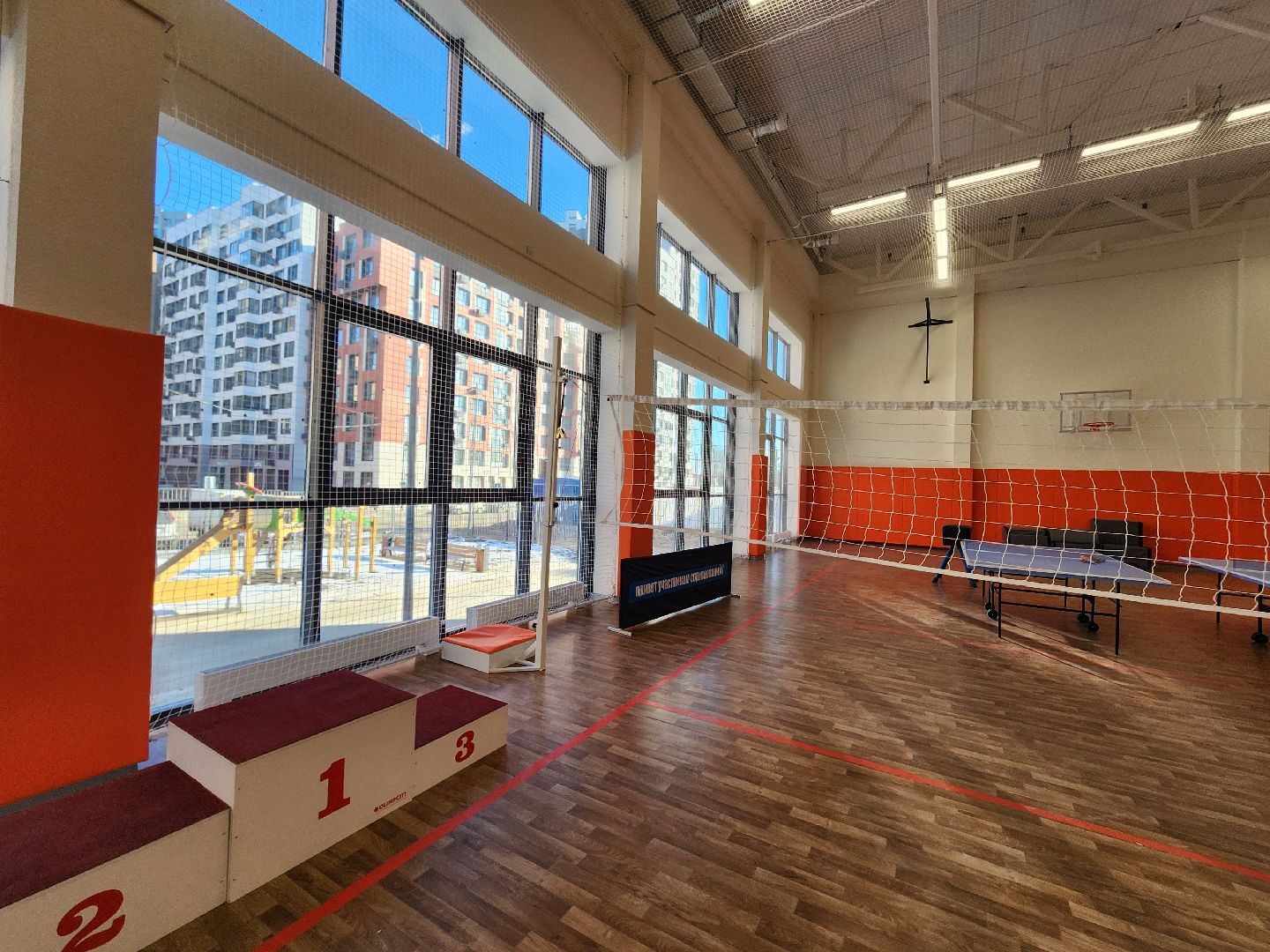 мытищи, Новый корпус школы, вертикалки,