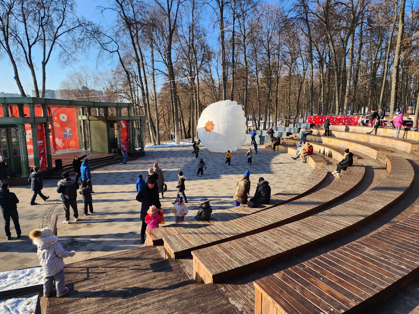 раменское, общество, день защитника отечества, мастер-класс по парашютам,