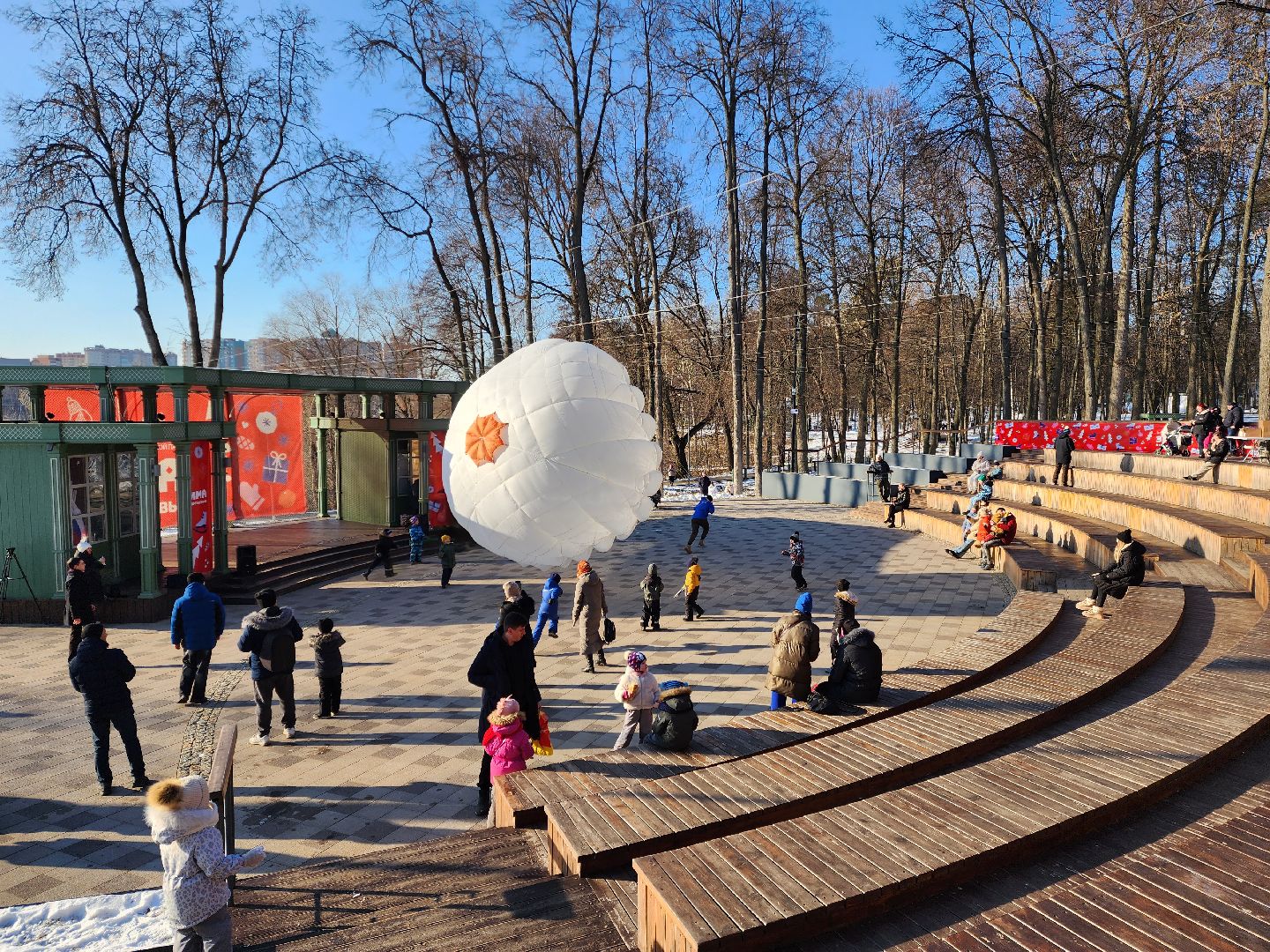 раменское, общество, день защитника отечества, мастер-класс по парашютам,