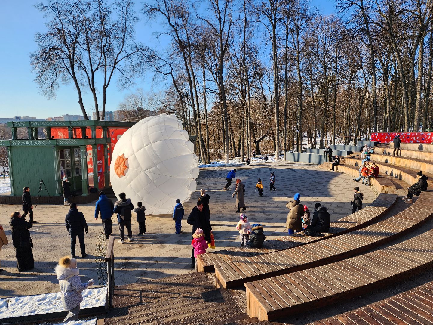 раменское, общество, день защитника отечества, мастер-класс по парашютам,