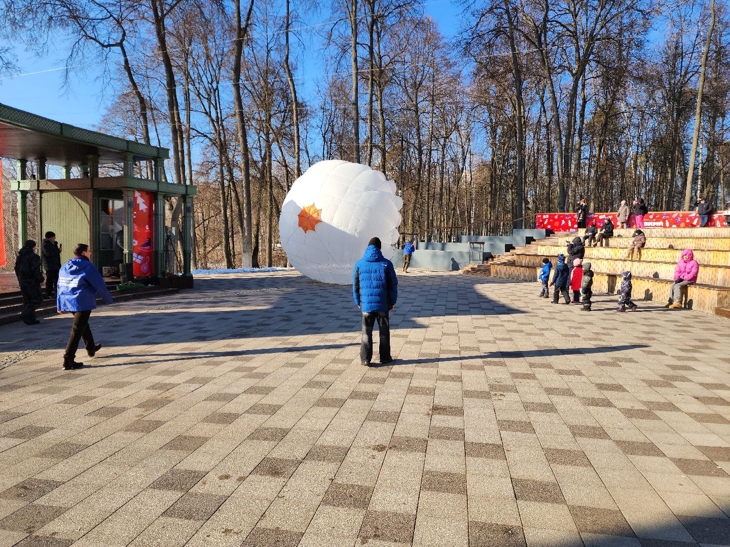 раменское, общество, день защитника отечества, мастер-класс по парашютам,