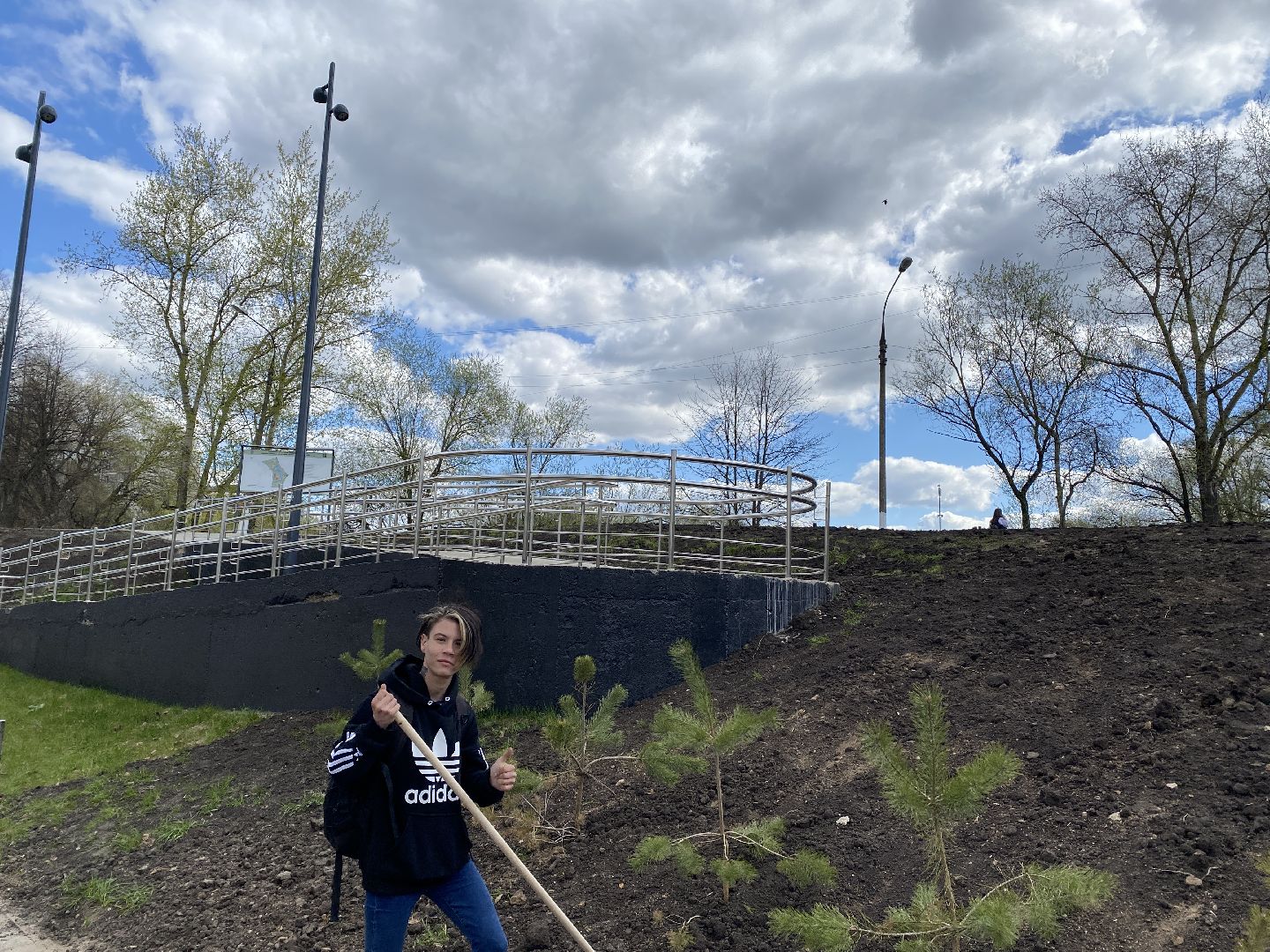 Чехов, благоустройство, чемпионка, дерево, пауэрлифтинг