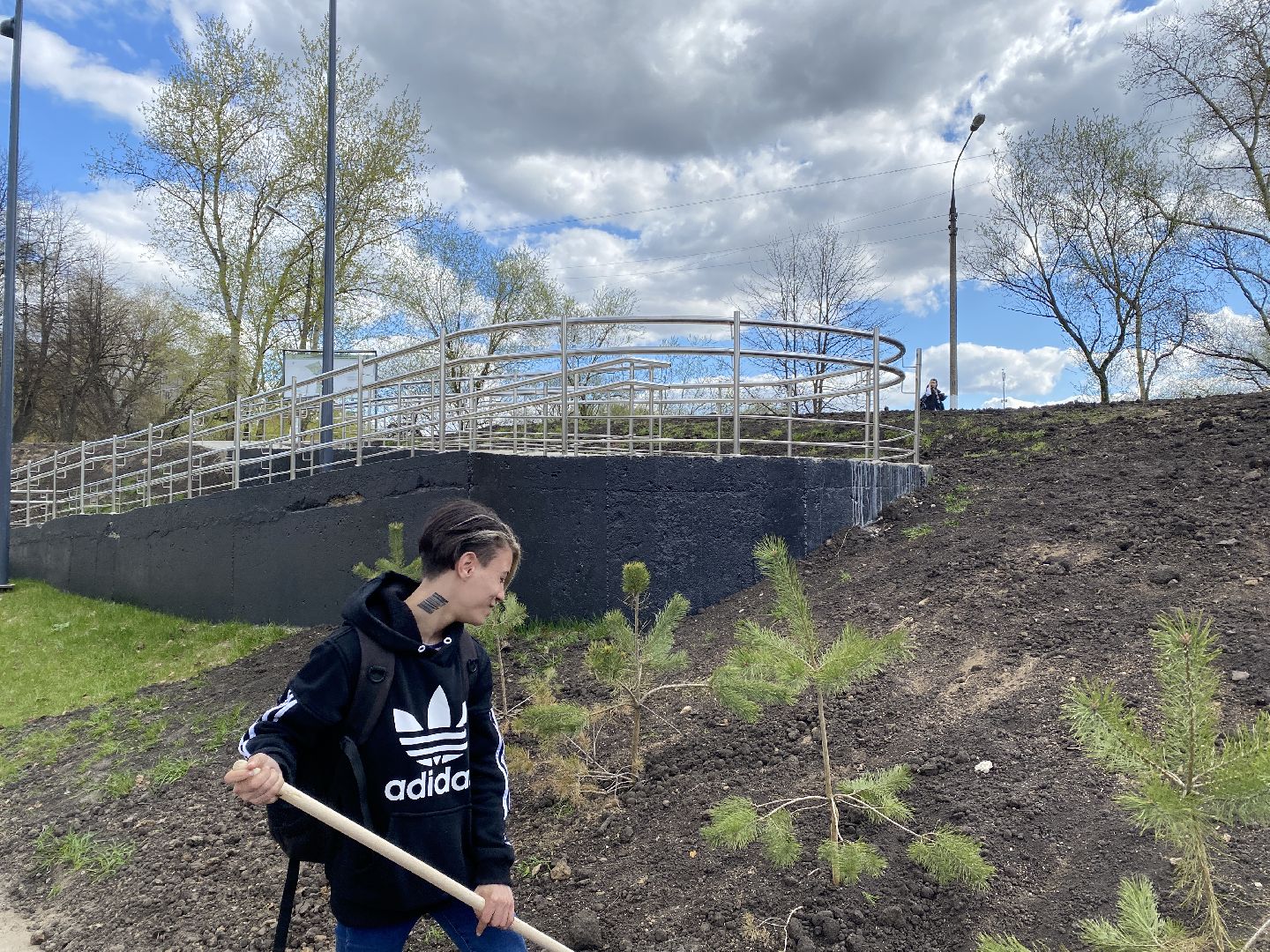 Чехов, благоустройство, чемпионка, дерево, пауэрлифтинг
