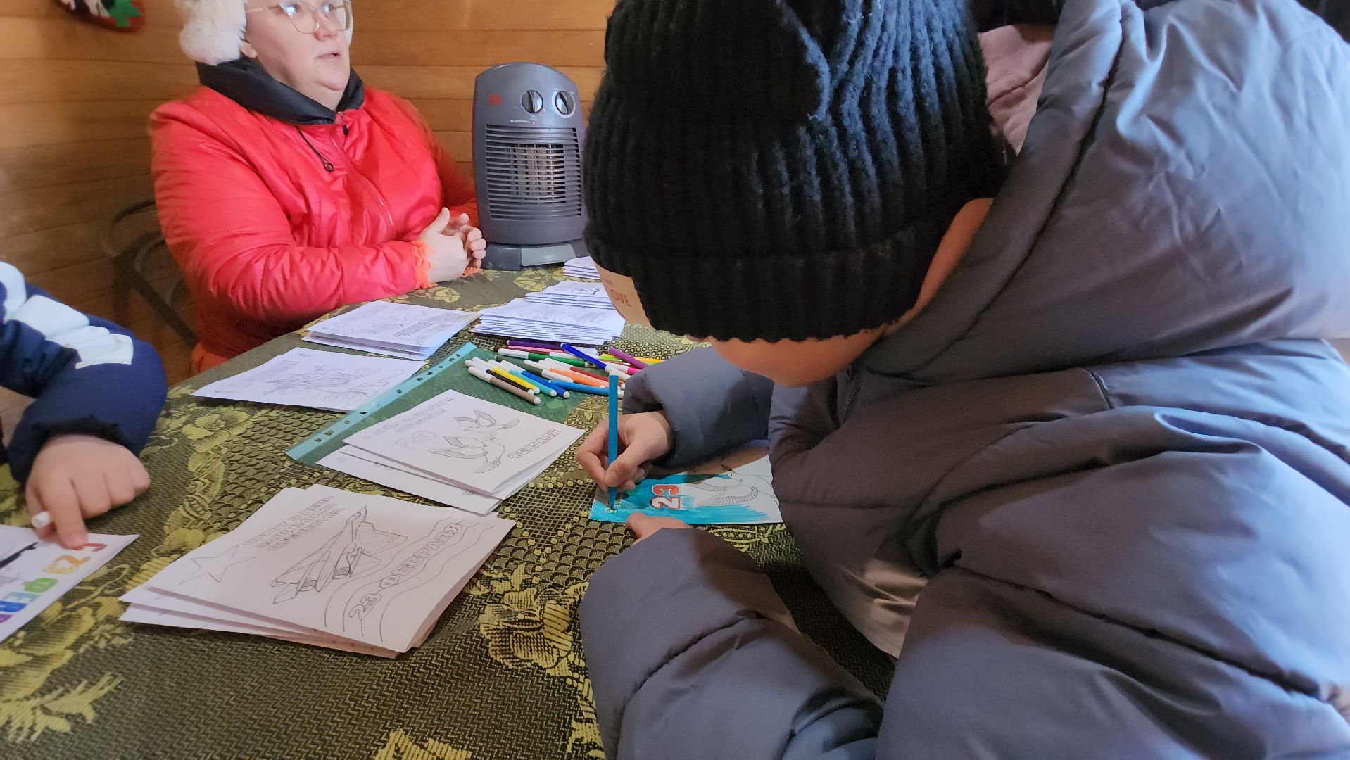 день защитника отечества, шатурский парк, открытка солдату, дети, шатура,