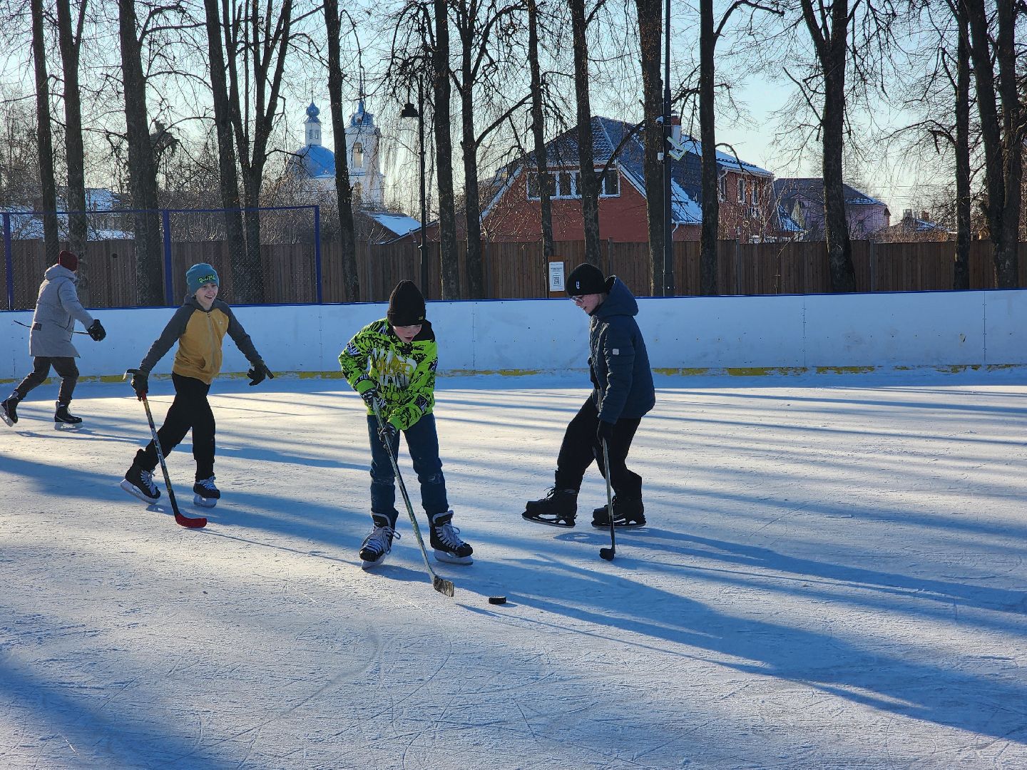 вертикалки, Зарайск, катание на коньках, каток, Парк культуры и отдыха, Выходной с пользой,