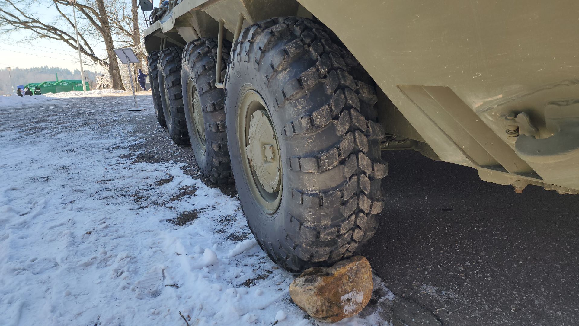 руза, Парк городок, выставка военной техники, 23 февраля, день защитника отечества,