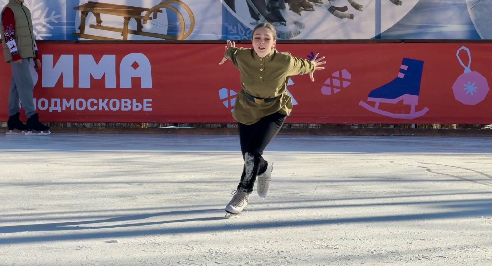 день защитника отечества, парки зимой, парки истры, ледовое шоу, вертикалки,