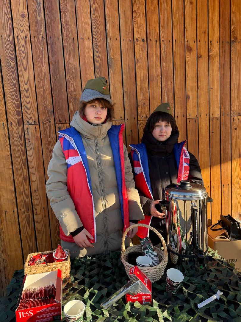 культура, 23 февраля, чайная станция, угощения, солдатский привал,