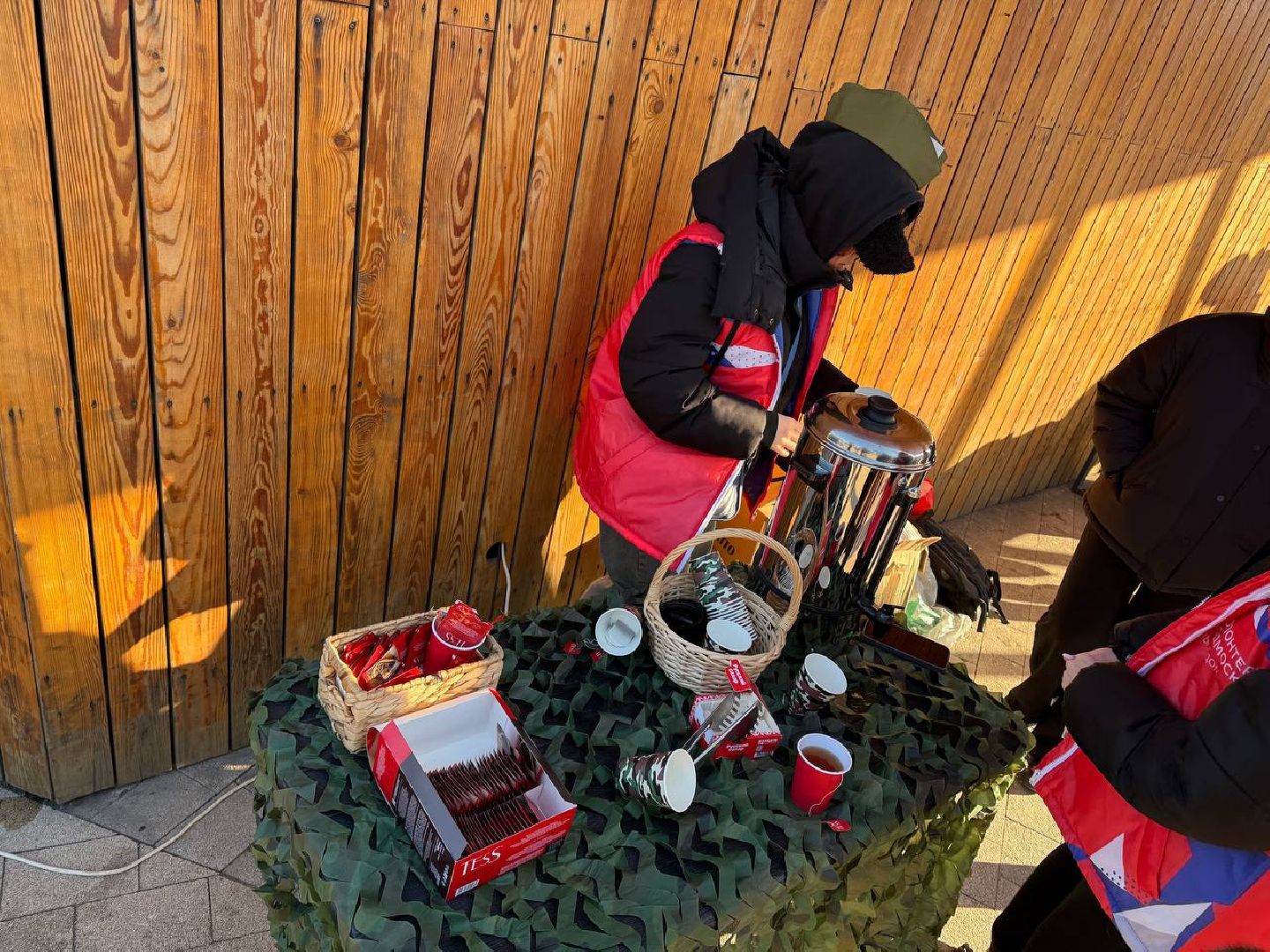 культура, 23 февраля, чайная станция, угощения, солдатский привал,