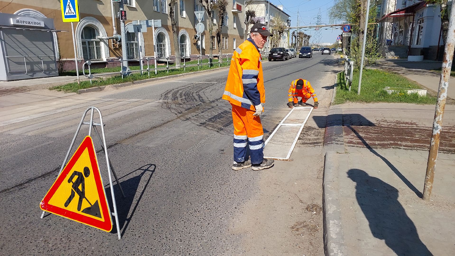 дороги, дорожная разметка, зебра, пешеходный переход, серпухов, благоустройство,