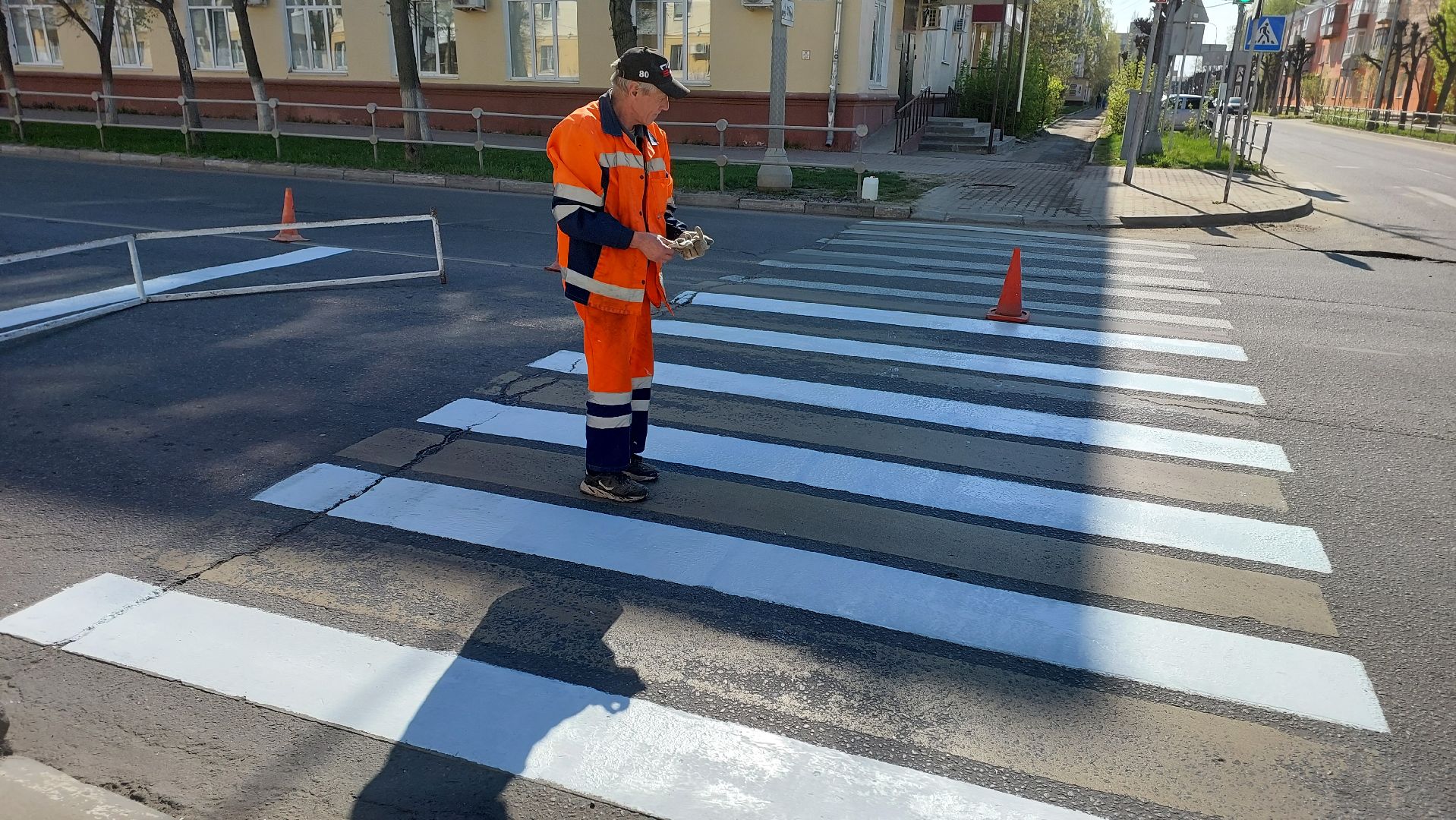 дороги, дорожная разметка, зебра, пешеходный переход, серпухов, благоустройство,