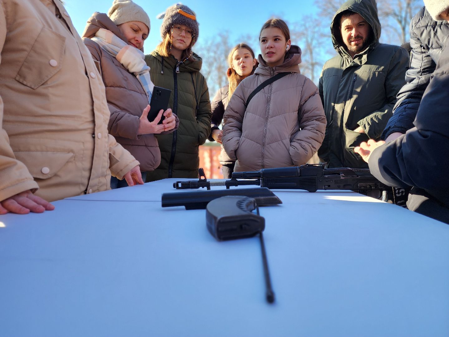 раменское, общество, день защитника отечества, мастер-класс от юнармейцев,