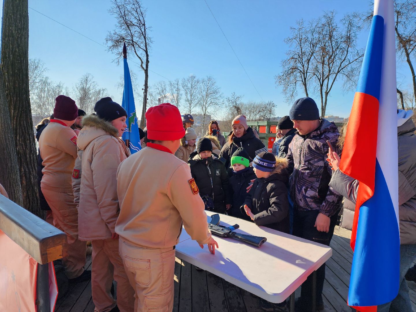 раменское, общество, день защитника отечества, мастер-класс от юнармейцев,