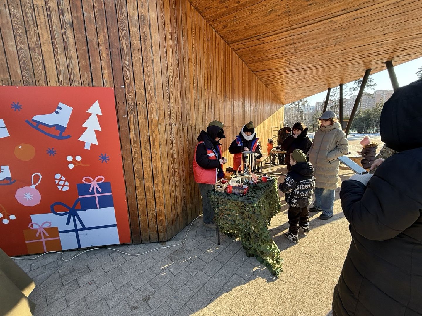 волонтеры, пестовский парк, 23 февраля,