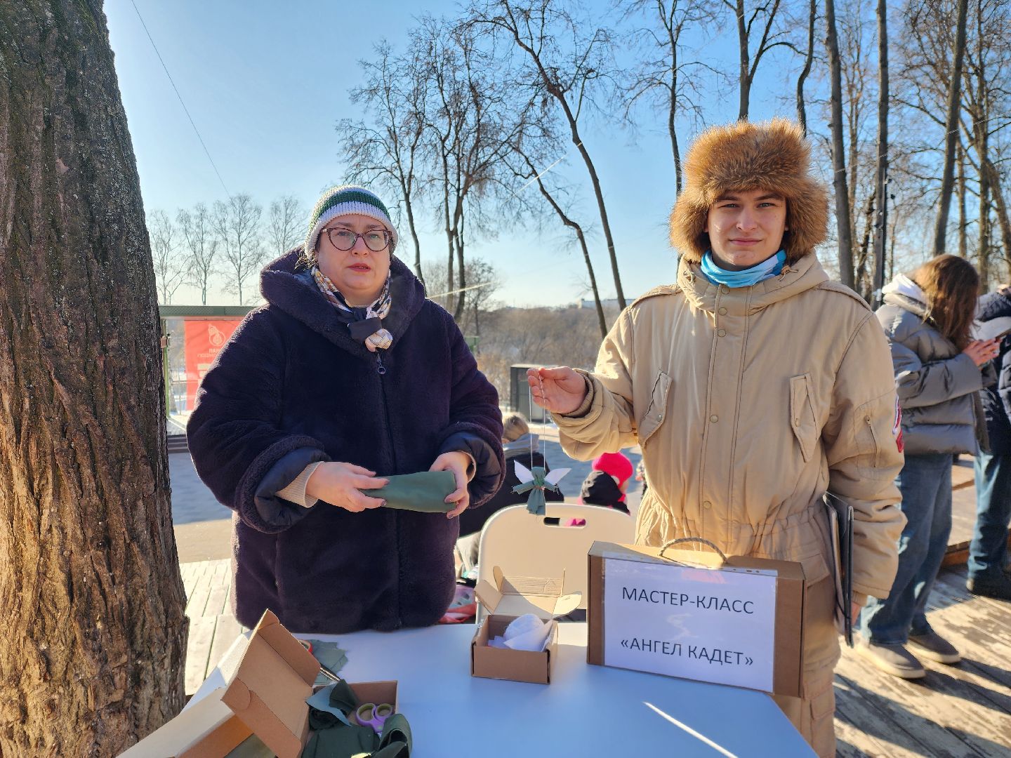 раменское, общество, день защитника отечества, мастер-класс ангел кадет,