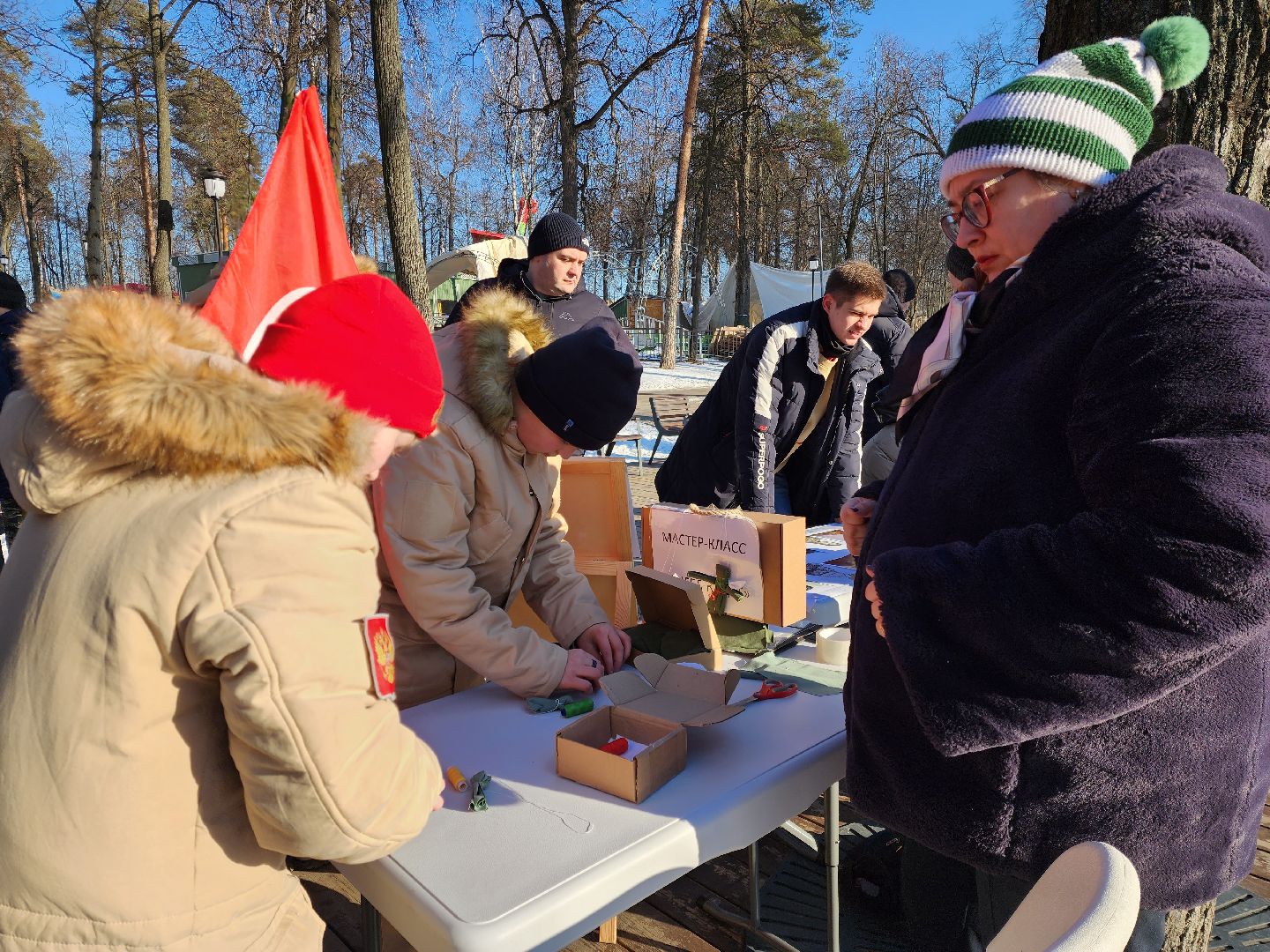 раменское, общество, день защитника отечества, мастер-класс ангел кадет,