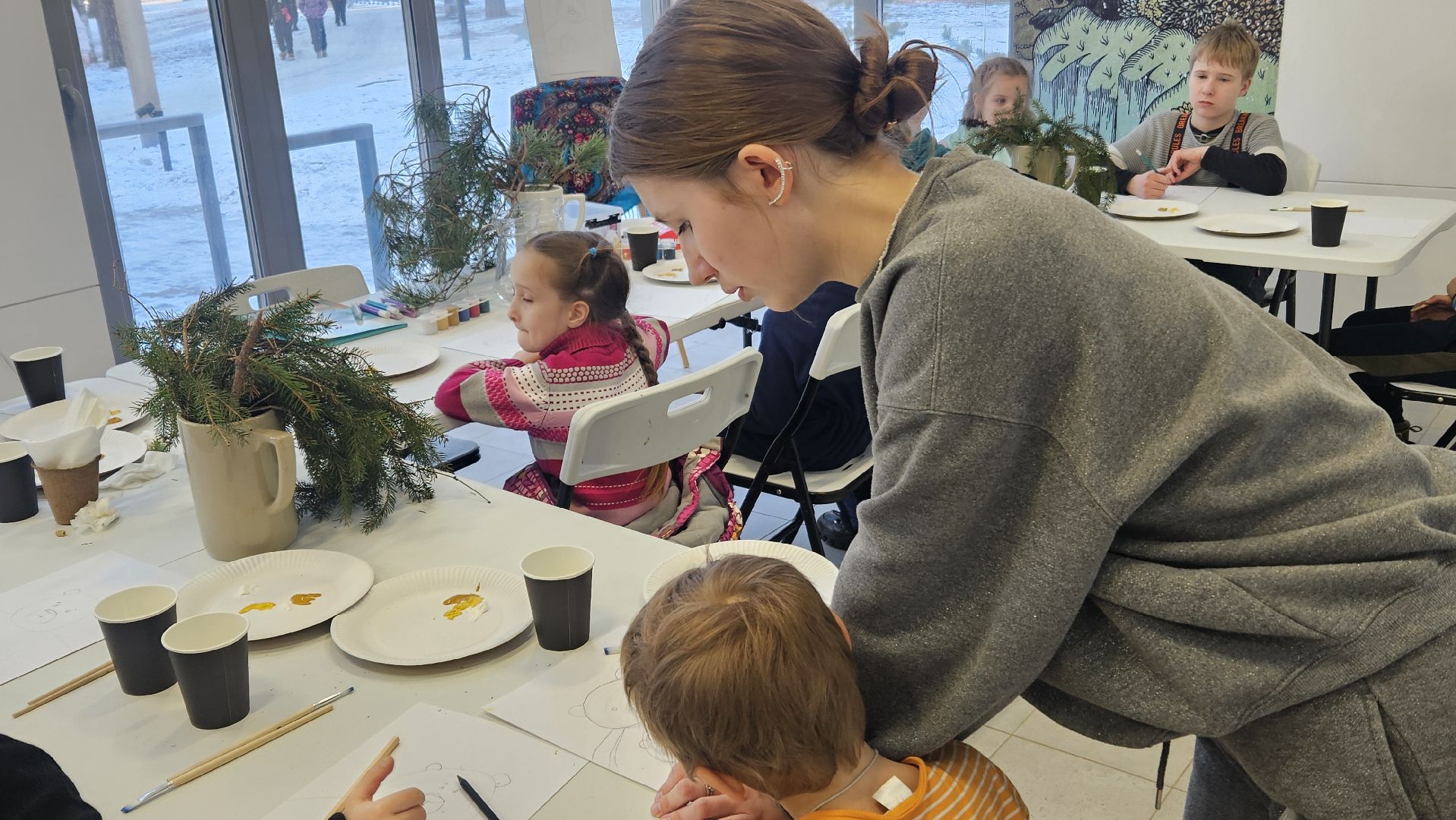 23 февраля, дети, парк, жуковский,