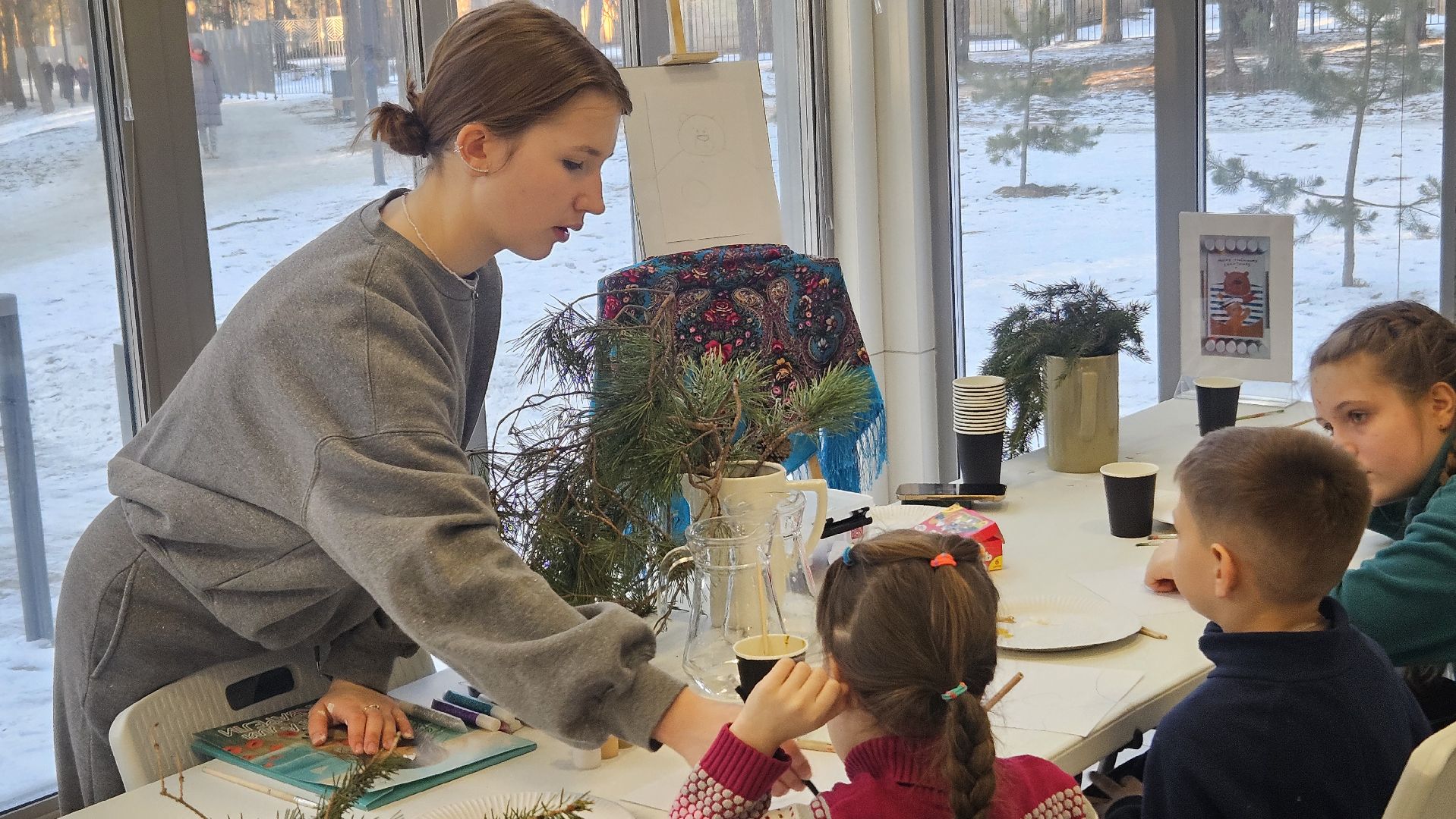 23 февраля, дети, парк, жуковский,