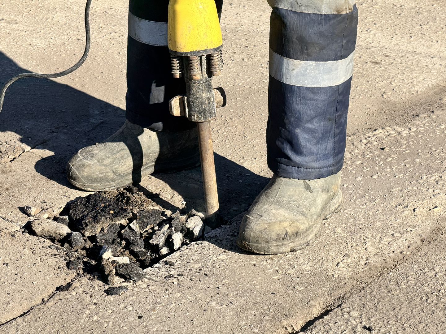 шаховская, дорожные работы, ямочный ремонт,